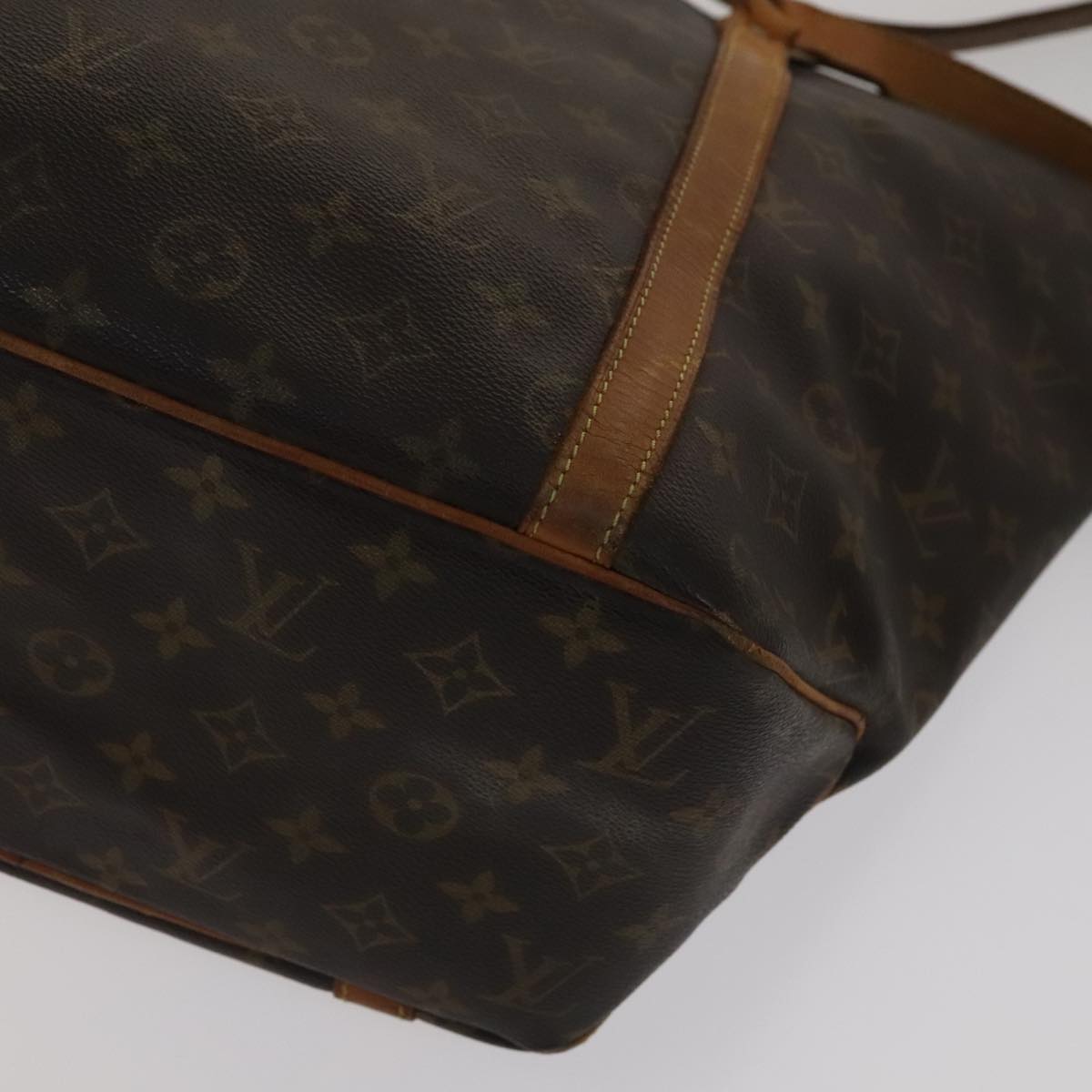 LOUIS VUITTON Monogram Sac Shopping Tote Bag M51108 LV yk16727