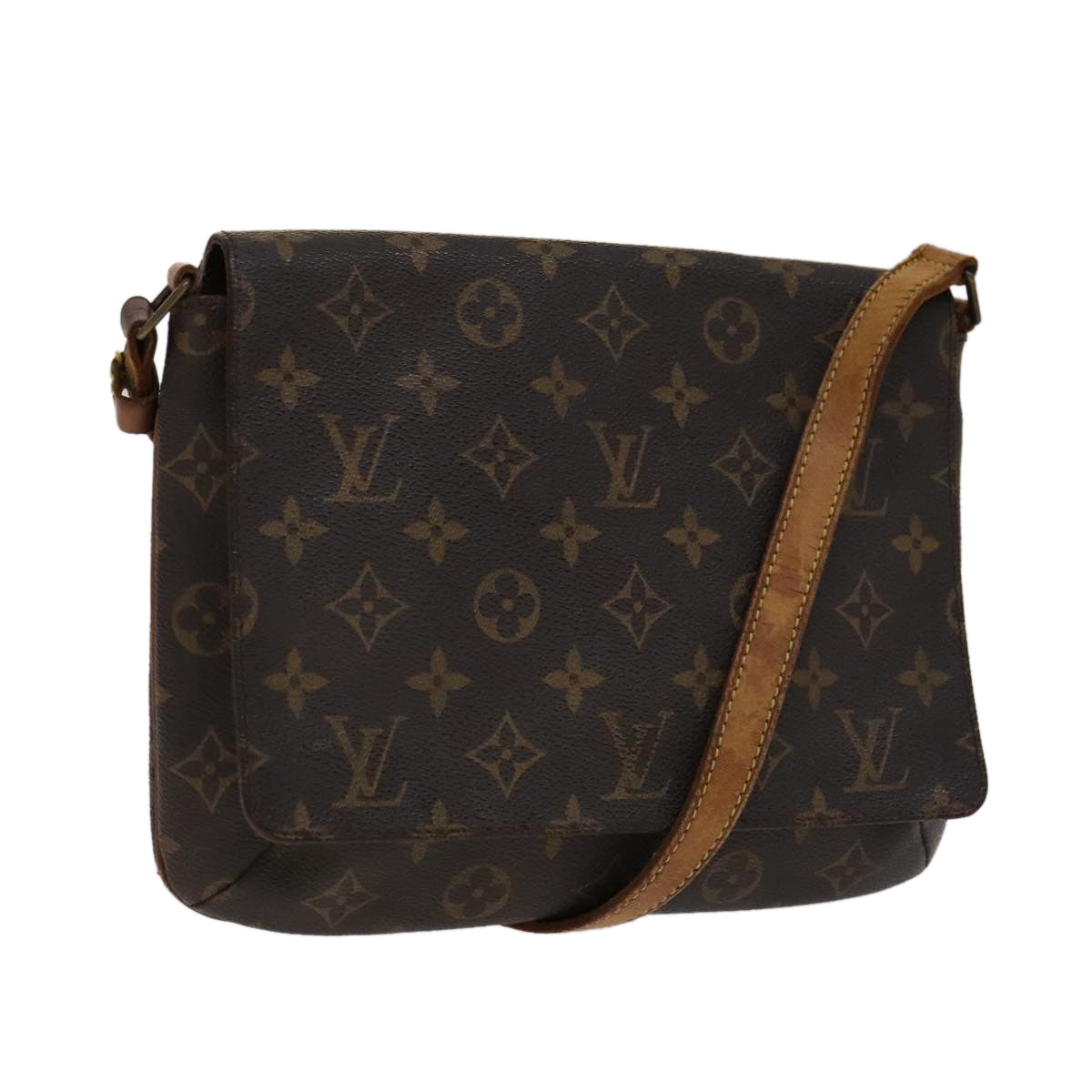 LOUIS VUITTON Monogram Musette Tango Short Strap Bag M51257 LV yk16730