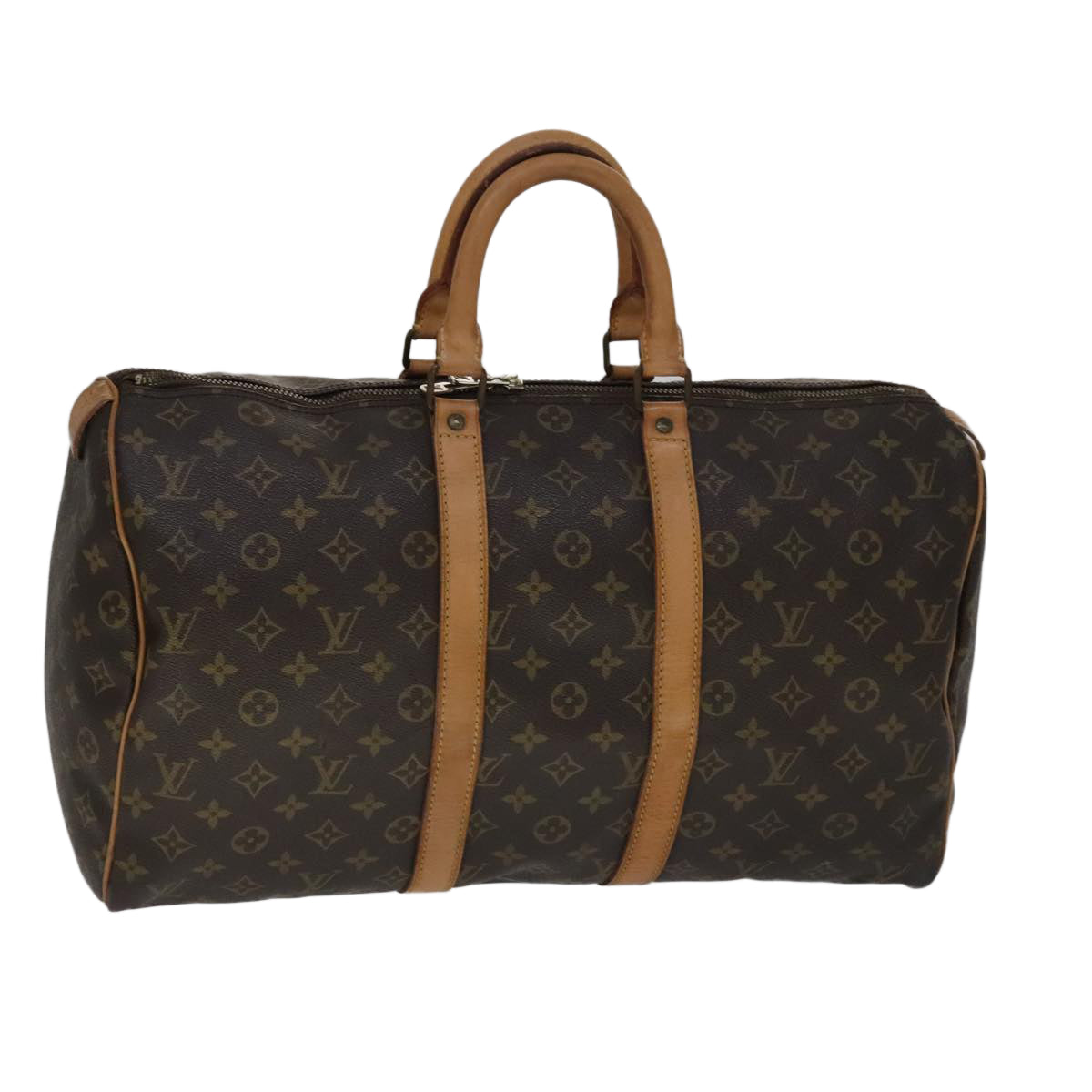 LOUIS VUITTON Monogram Keepall 45 Boston Bag M41428 LV yk16741