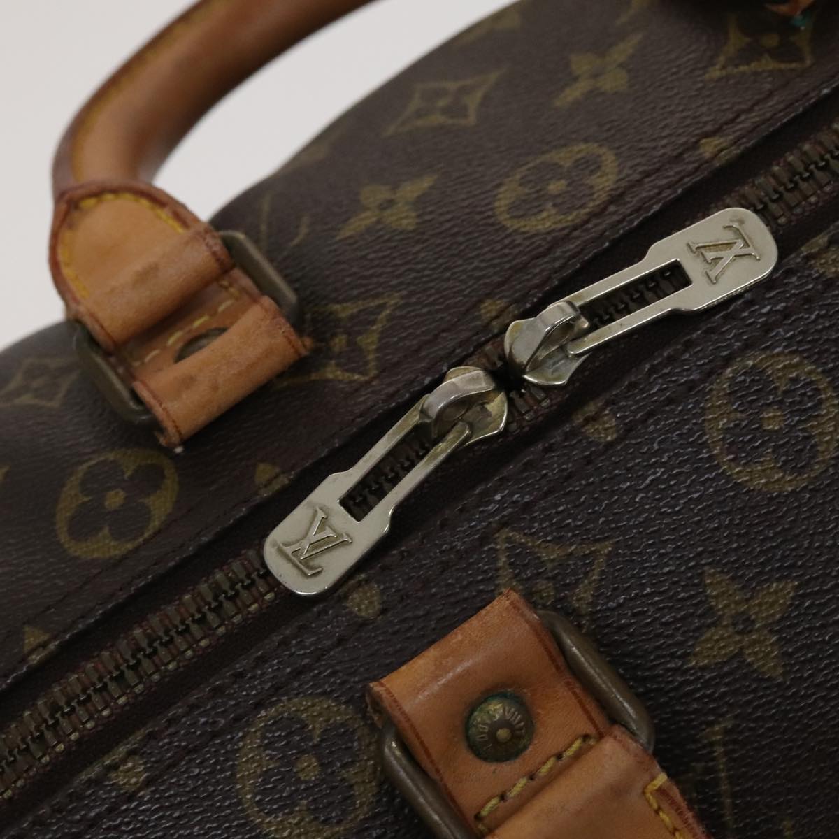 LOUIS VUITTON Monogram Keepall 45 Boston Bag M41428 LV yk16741