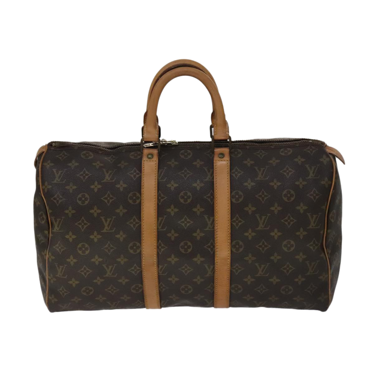 LOUIS VUITTON Monogram Keepall 45 Boston Bag M41428 LV yk16741