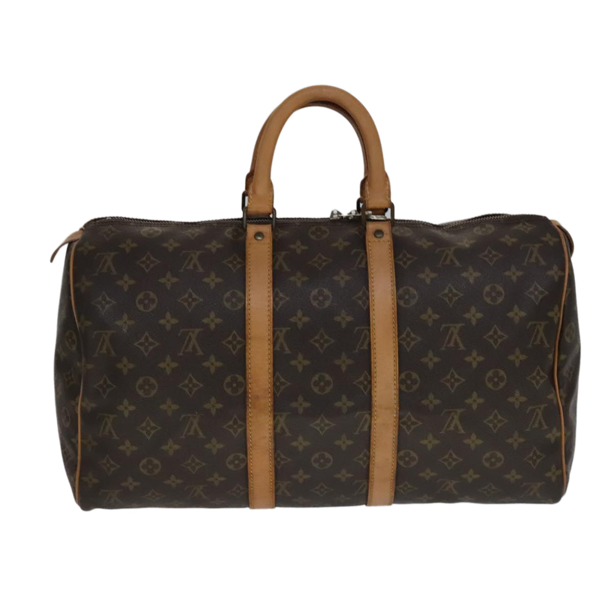 LOUIS VUITTON Monogram Keepall 45 Boston Bag M41428 LV yk16741