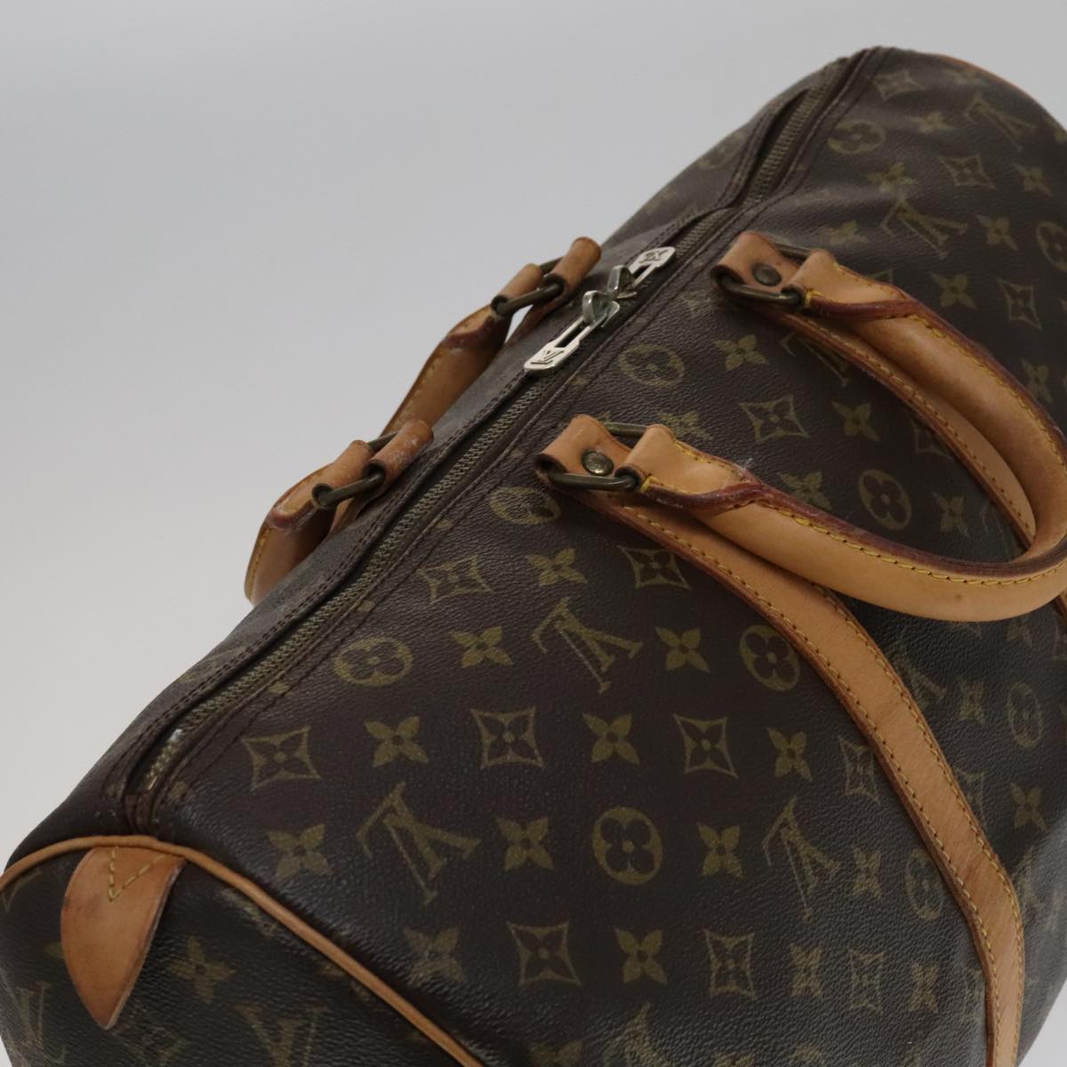 LOUIS VUITTON Monogram Keepall 45 Boston Bag M41428 LV yk16741