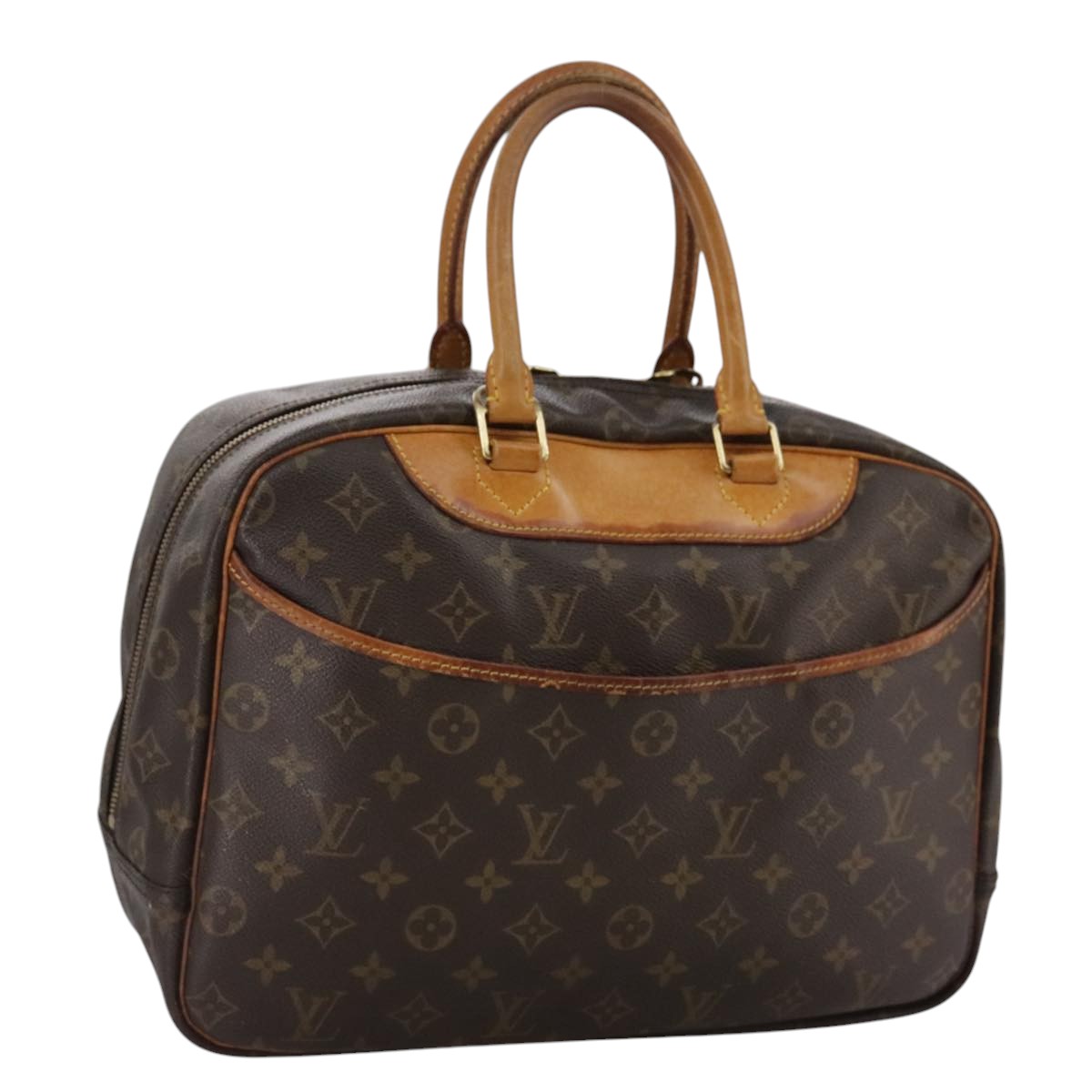 LOUIS VUITTON Monogram Deauville Hand Bag M47270 LV yk16750