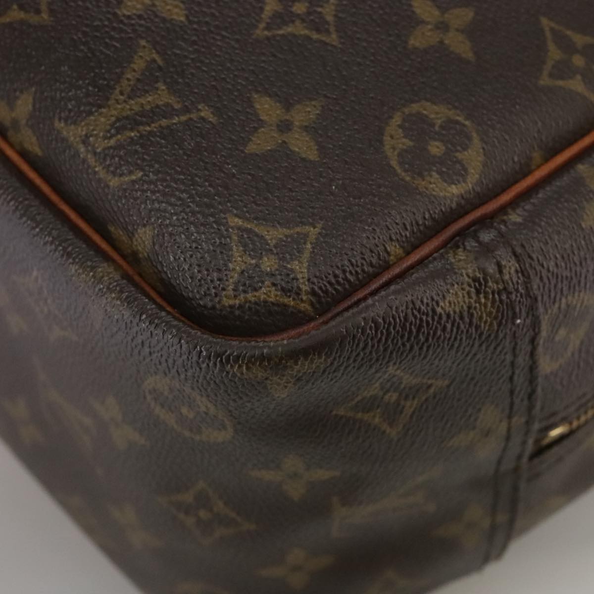LOUIS VUITTON Monogram Deauville Hand Bag M47270 LV yk16750