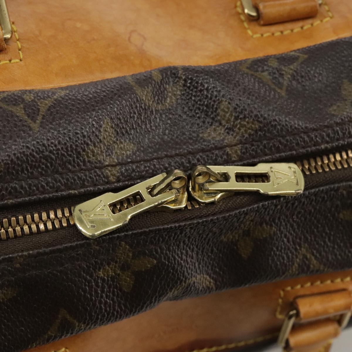 LOUIS VUITTON Monogram Deauville Hand Bag M47270 LV yk16750