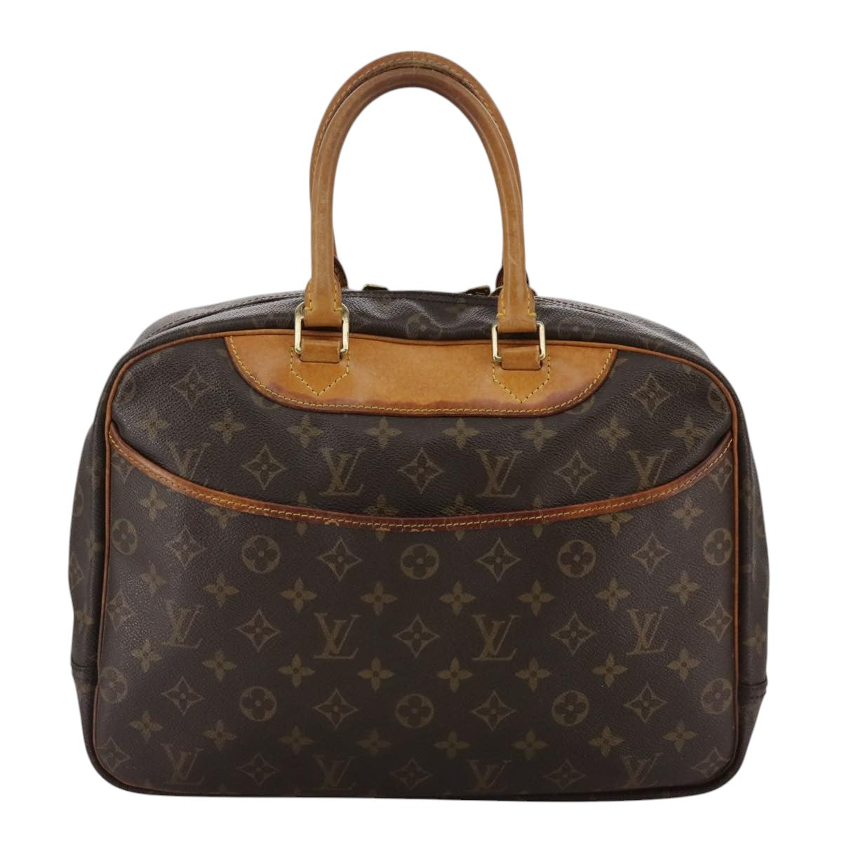 LOUIS VUITTON Monogram Deauville Hand Bag M47270 LV yk16750