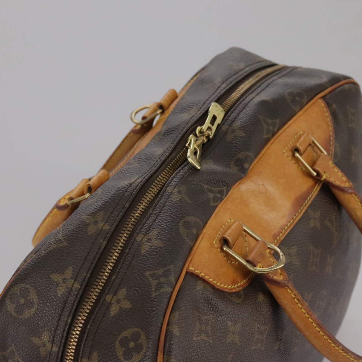 LOUIS VUITTON Monogram Deauville Hand Bag M47270 LV yk16750