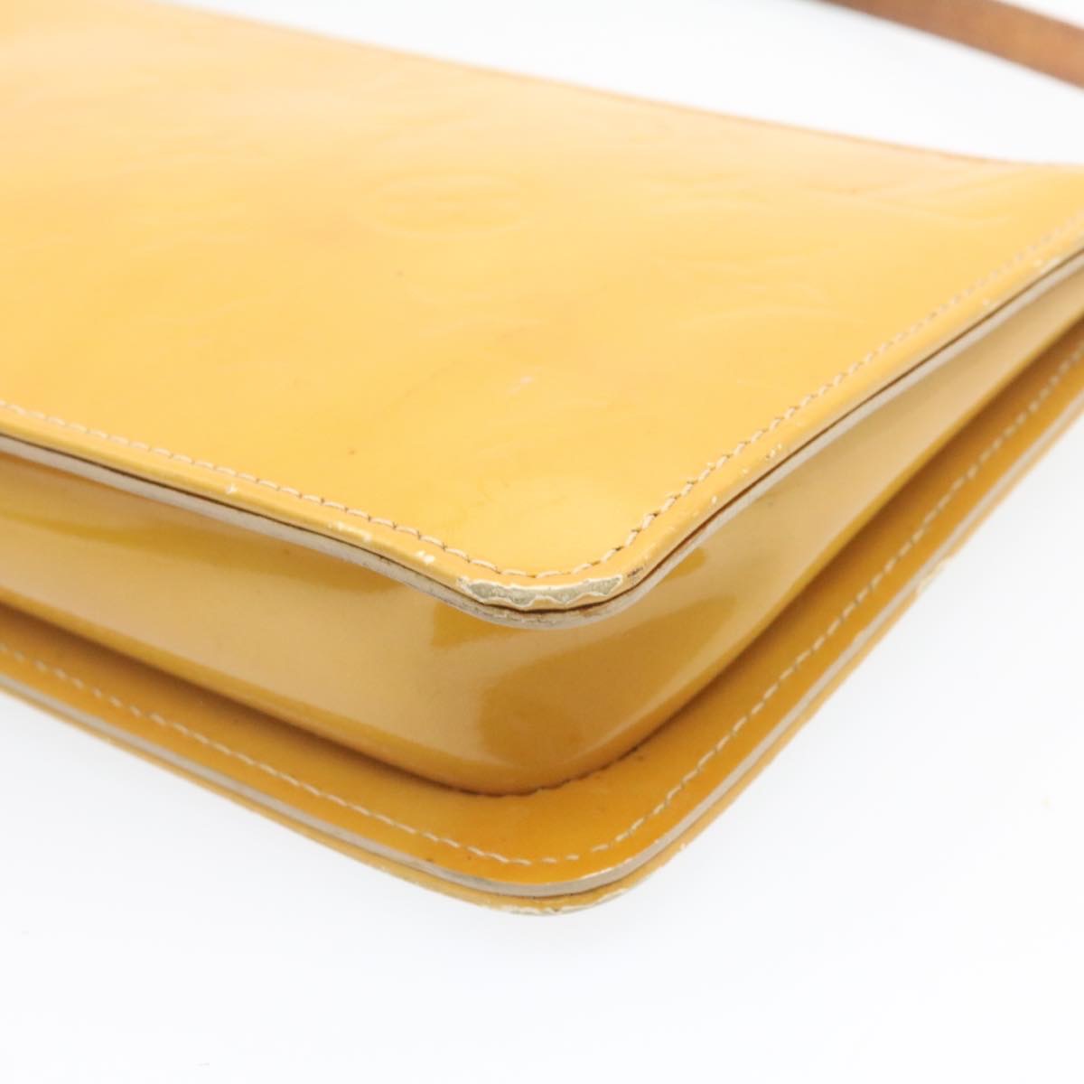 LOUIS VUITTON Monogram Vernis Lexington Pouch Beige Ｍ91010 LV yk2051