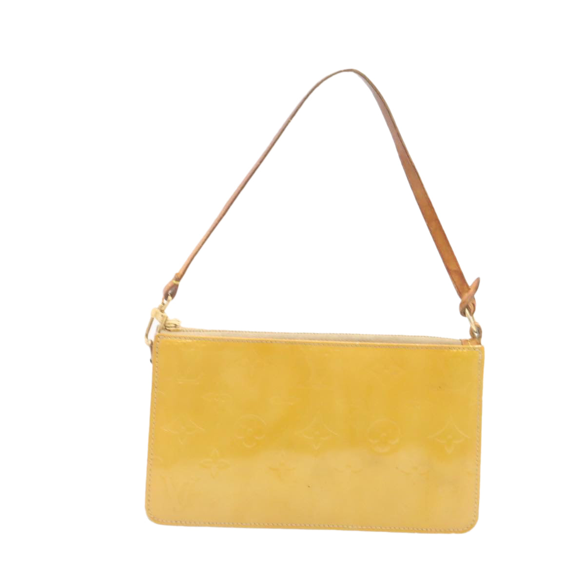 LOUIS VUITTON Monogram Vernis Lexington Pouch Beige Ｍ91010 LV yk2051