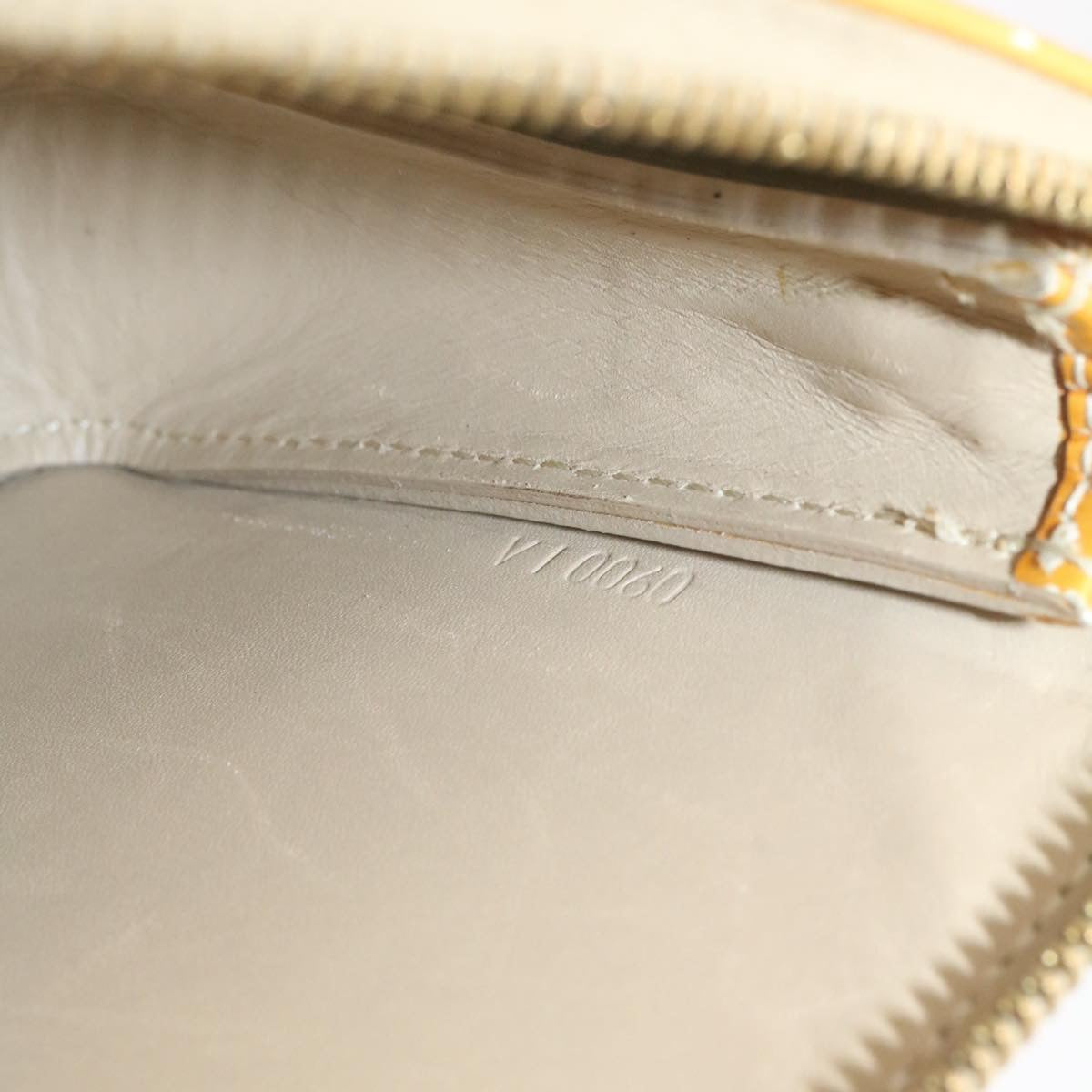 LOUIS VUITTON Monogram Vernis Lexington Pouch Beige Ｍ91010 LV yk2051
