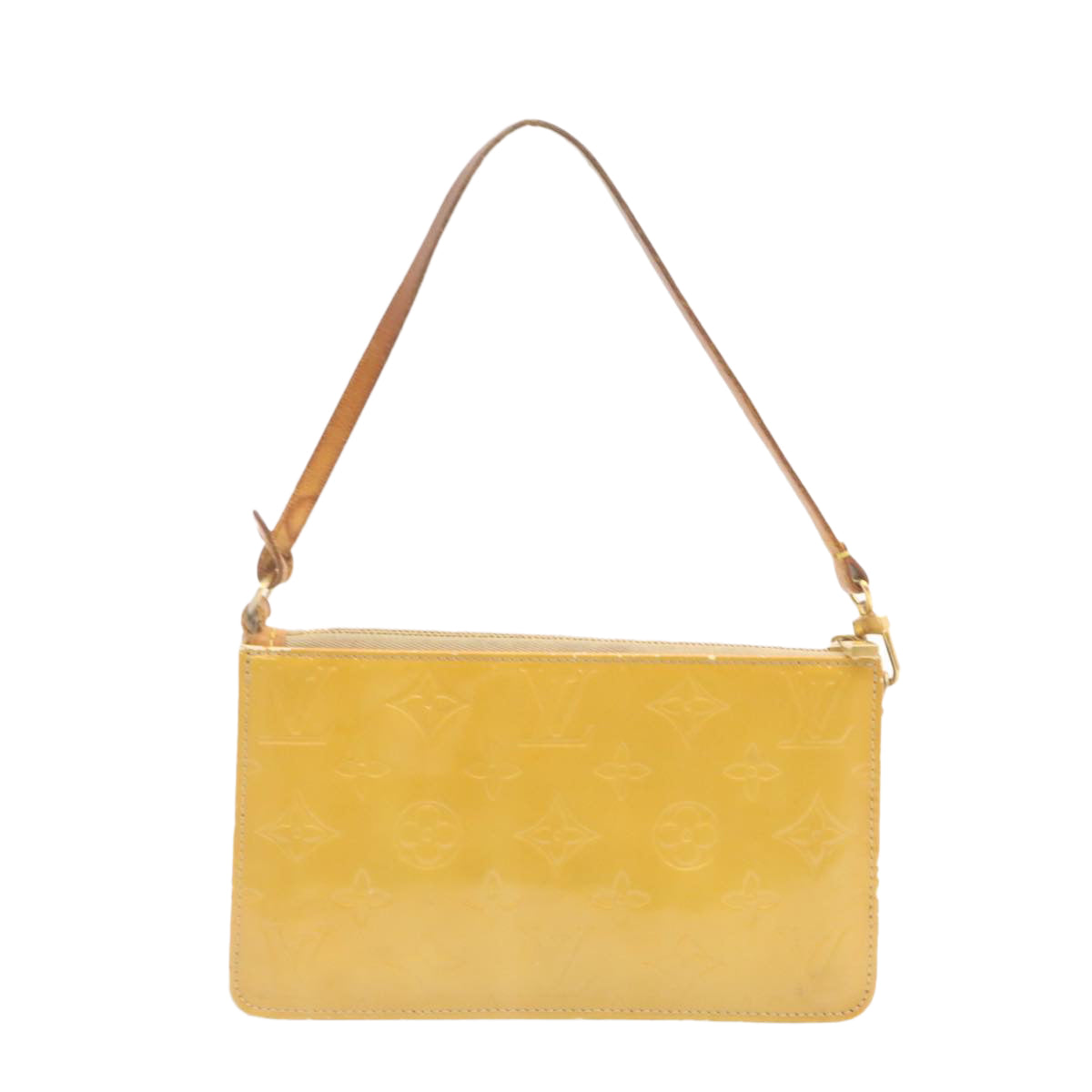 LOUIS VUITTON Monogram Vernis Lexington Pouch Beige Ｍ91010 LV yk2051