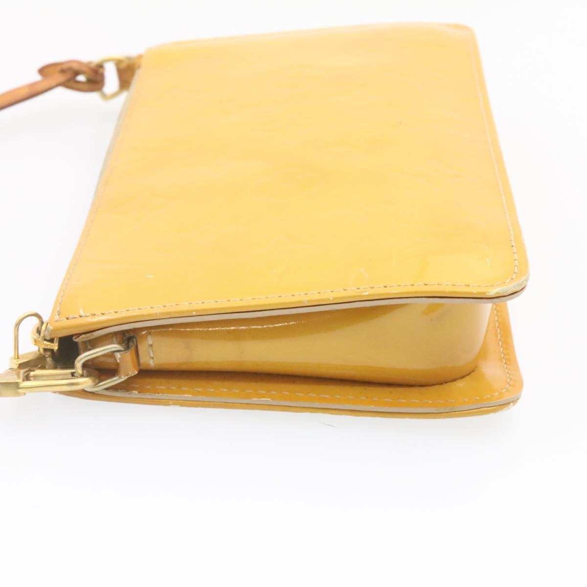 LOUIS VUITTON Monogram Vernis Lexington Pouch Beige Ｍ91010 LV yk2051