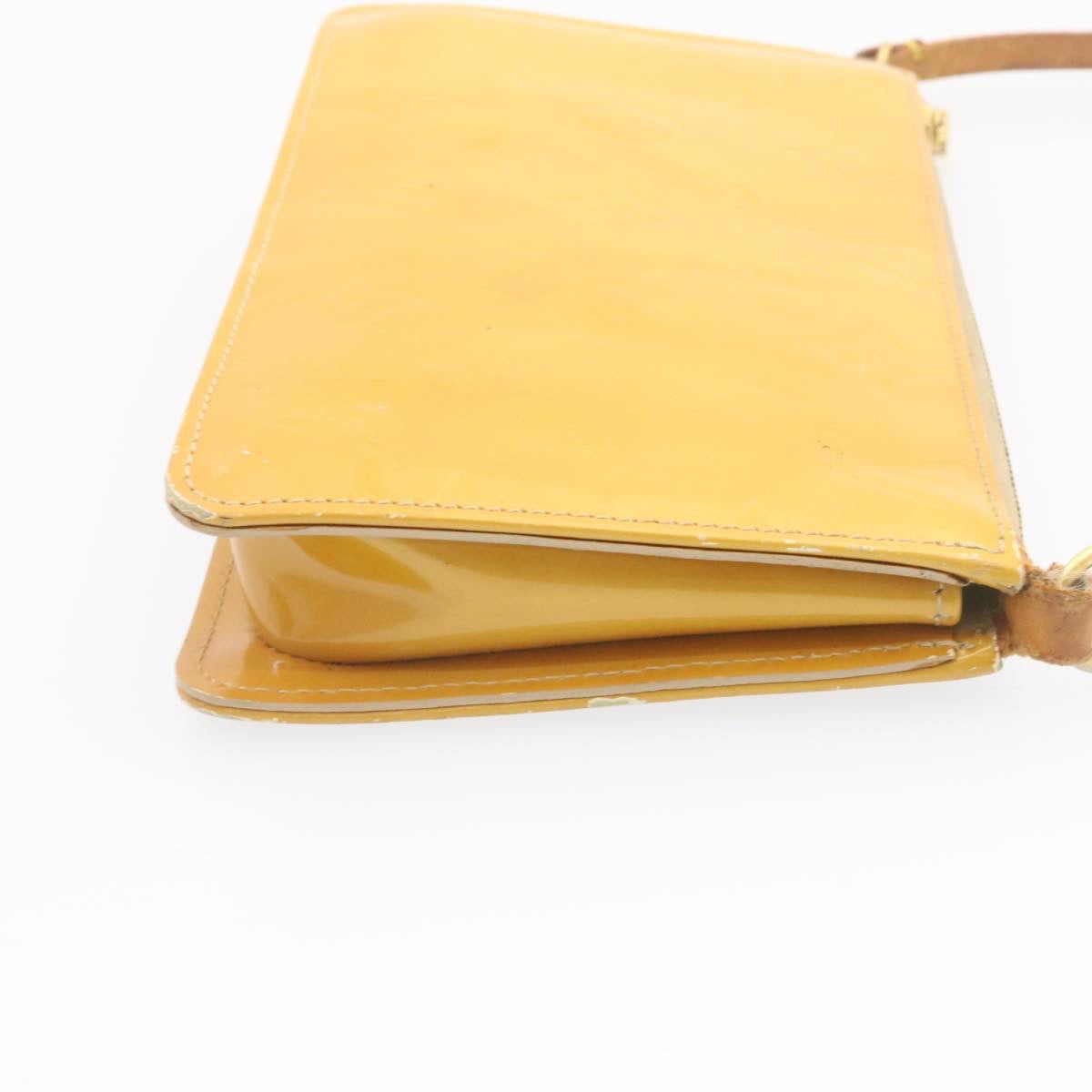 LOUIS VUITTON Monogram Vernis Lexington Pouch Beige Ｍ91010 LV yk2051