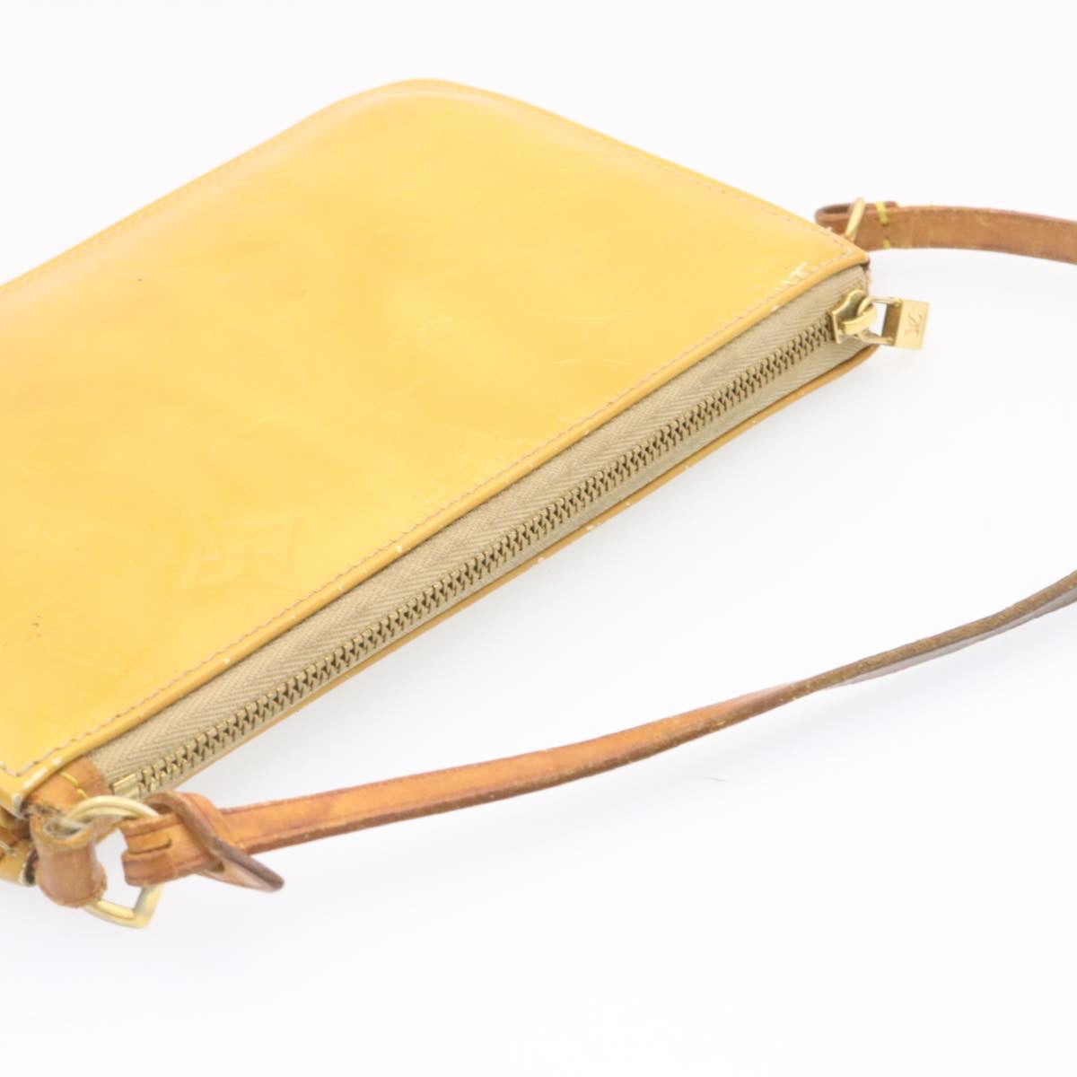 LOUIS VUITTON Monogram Vernis Lexington Pouch Beige Ｍ91010 LV yk2051