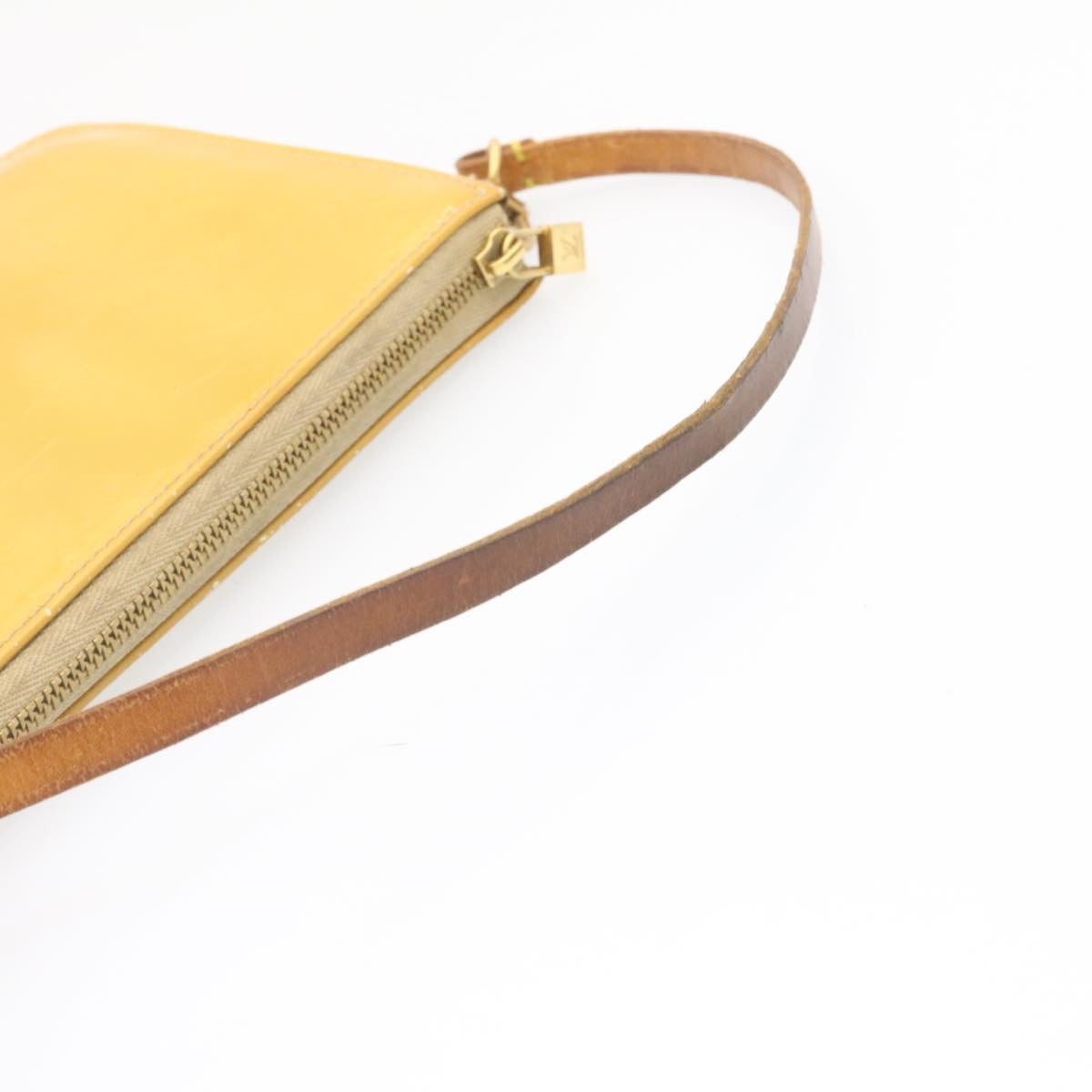 LOUIS VUITTON Monogram Vernis Lexington Pouch Beige Ｍ91010 LV yk2051
