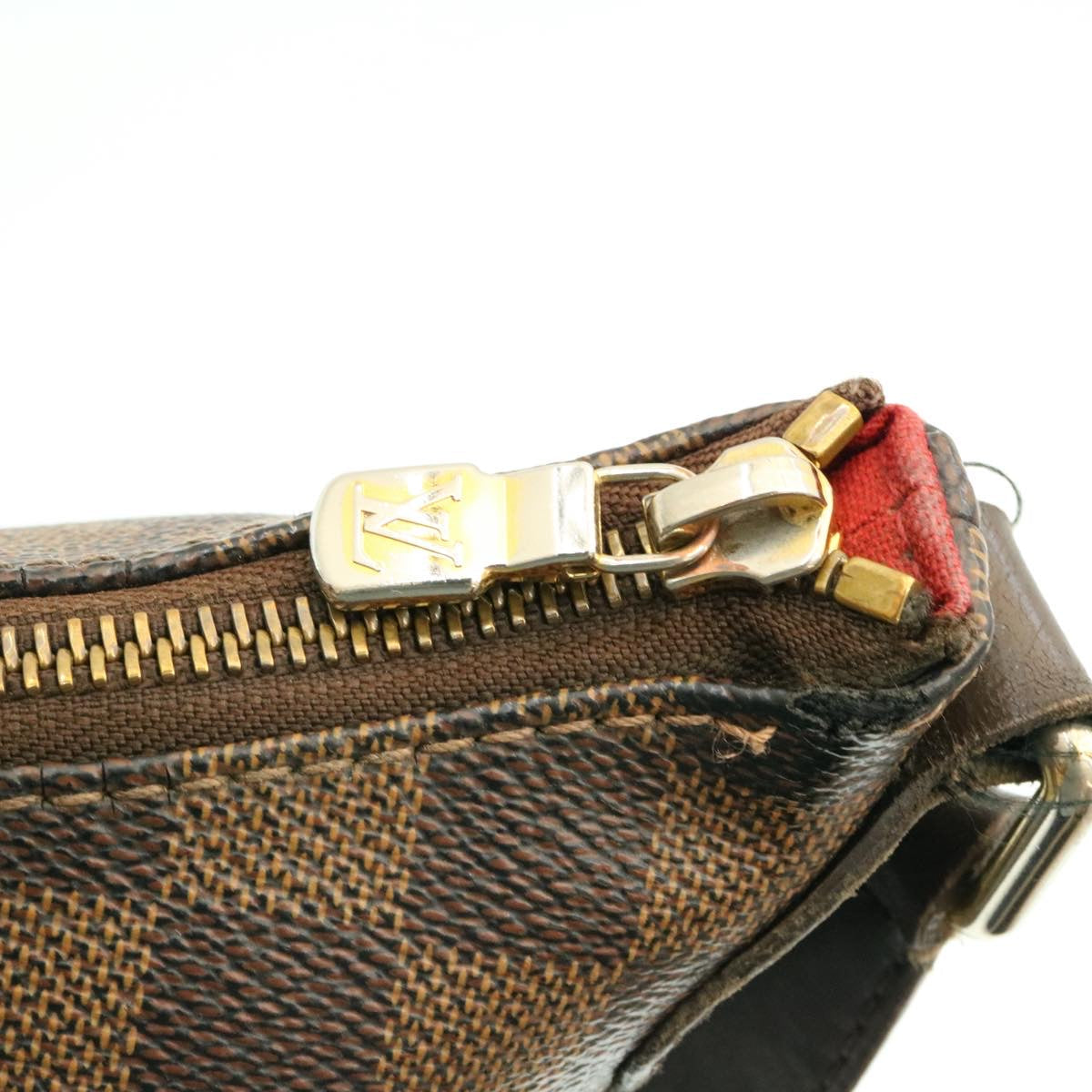 LOUIS VUITTON Damier Ebene Bloomsbury PM Shoulder Bag N42251 LV b yk2298