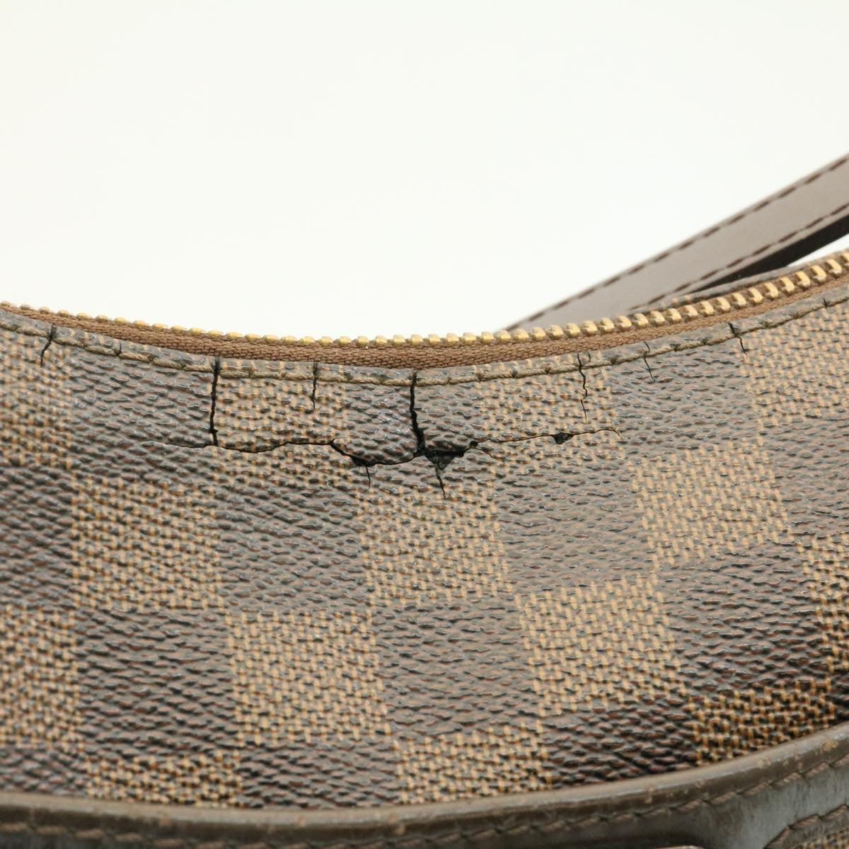 LOUIS VUITTON Damier Ebene Bloomsbury PM Shoulder Bag N42251 LV b yk2298
