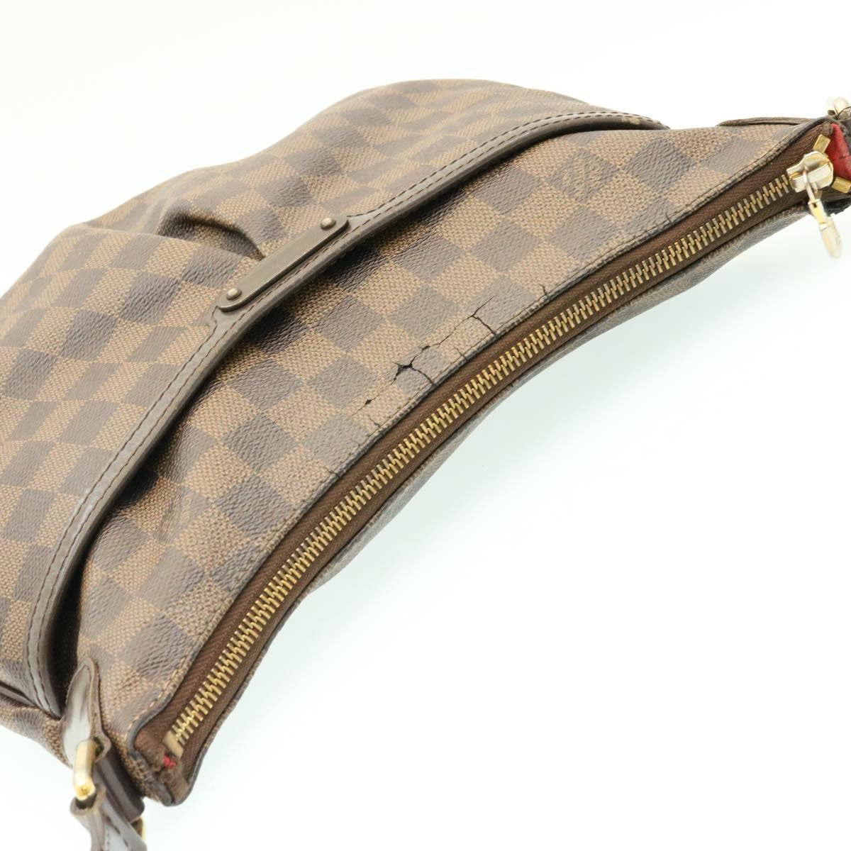 LOUIS VUITTON Damier Ebene Bloomsbury PM Shoulder Bag N42251 LV b yk2298