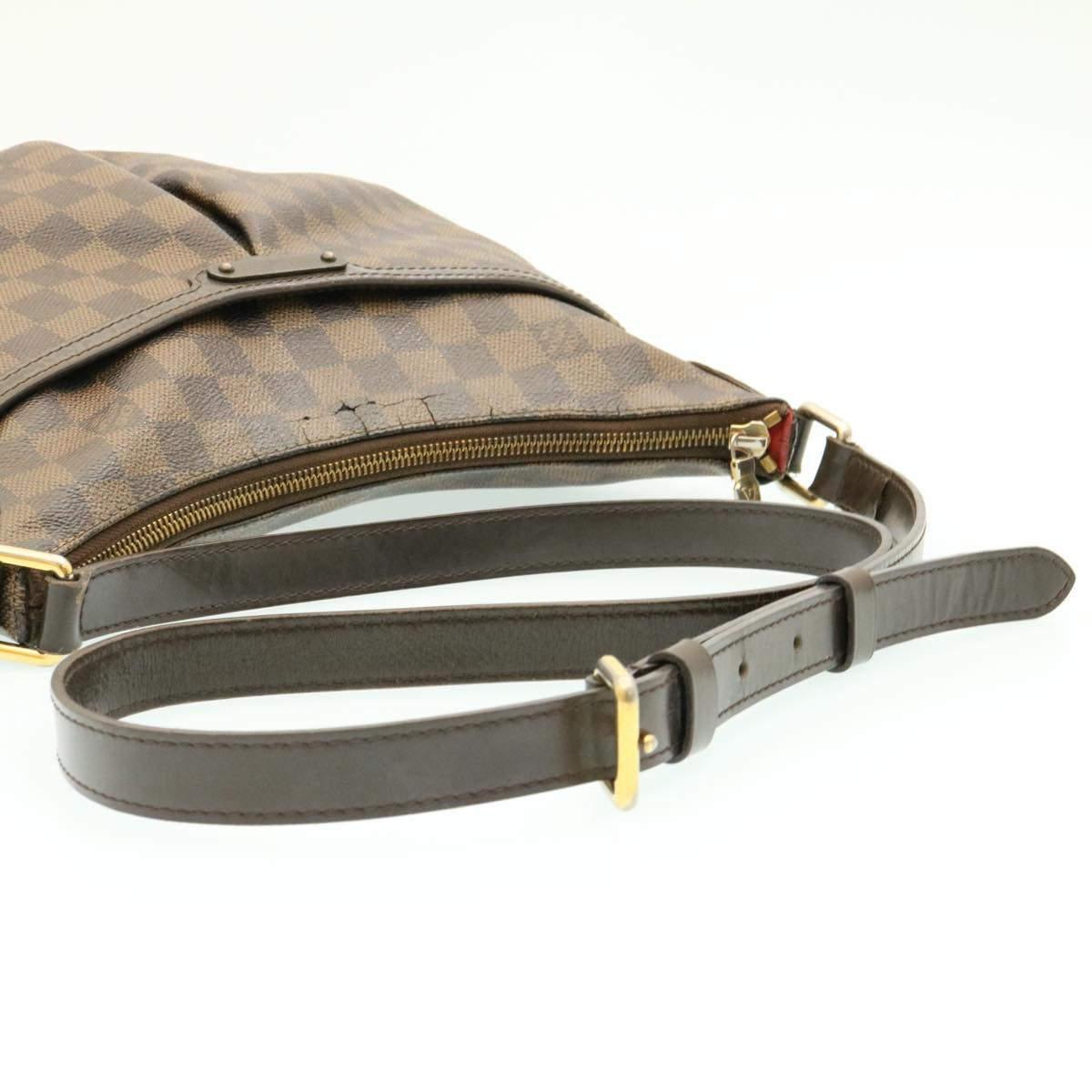 LOUIS VUITTON Damier Ebene Bloomsbury PM Shoulder Bag N42251 LV b yk2298