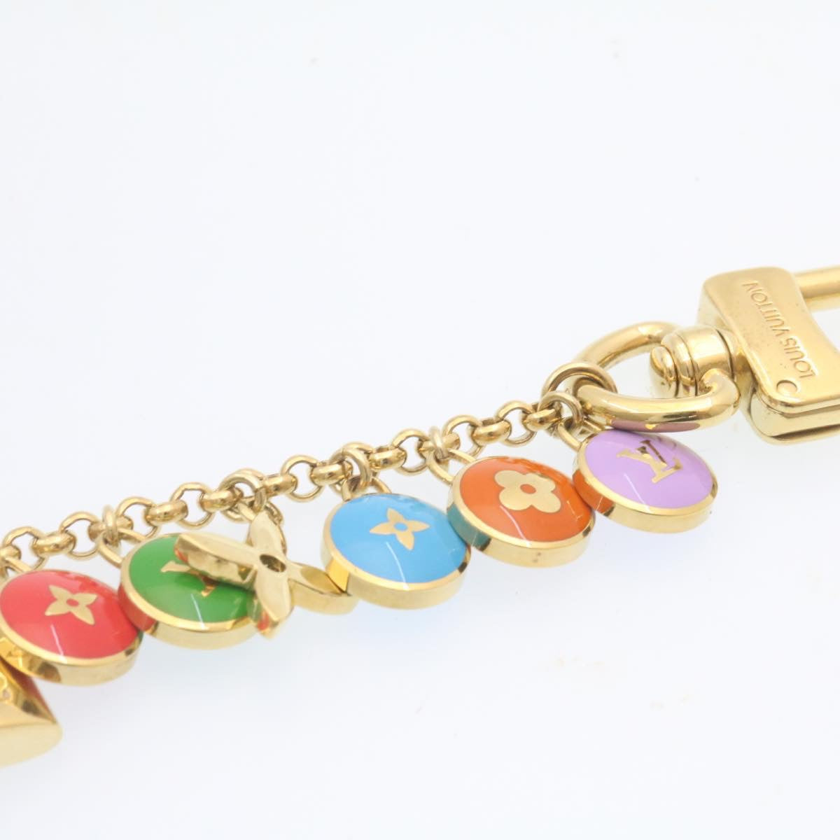 LOUIS VUITTON Porte Cles Chainne Pastilles Charm Multicolor M65380 yk2431