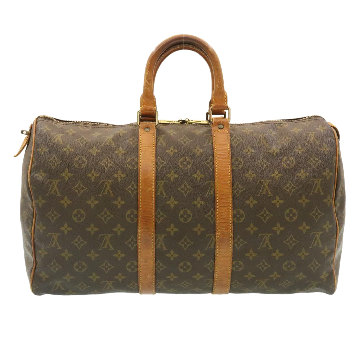 LOUIS VUITTON Monogram Keepall 45 Boston Bag M41428 LV yk2991