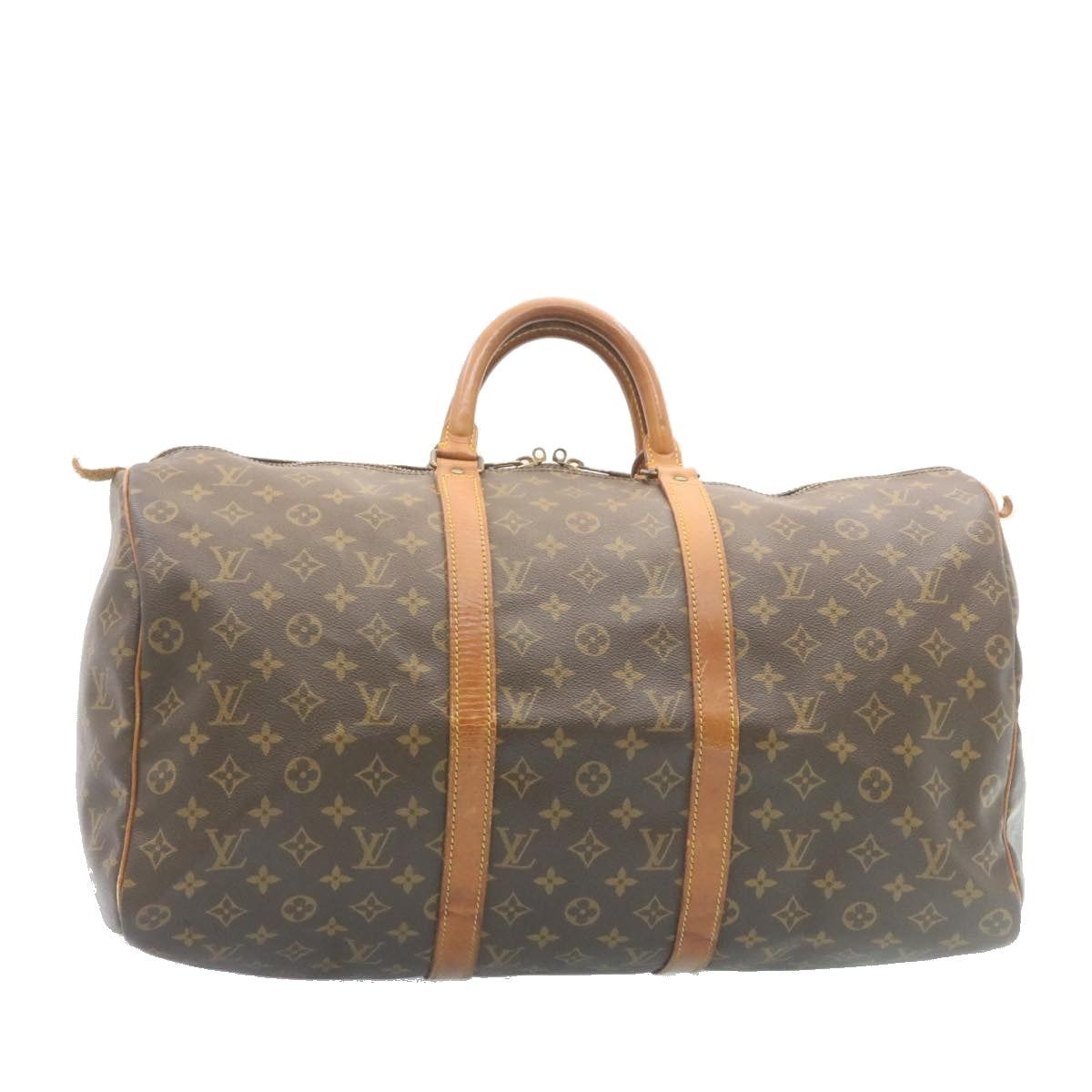 LOUIS VUITTON Monogram Keepall 50 Boston Bag M41426 LV yk3196