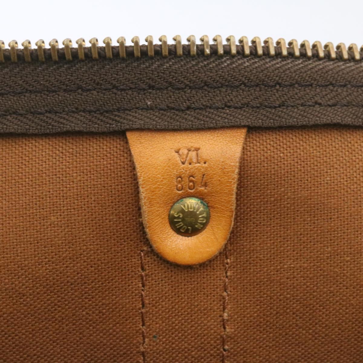 LOUIS VUITTON Monogram Keepall 50 Boston Bag M41426 LV yk3196