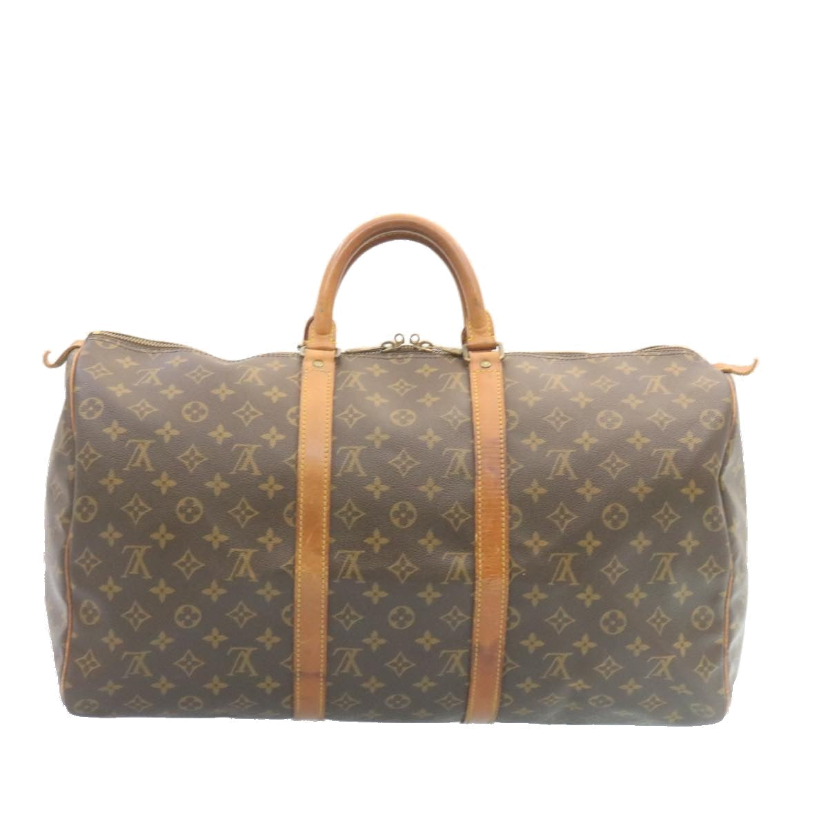 LOUIS VUITTON Monogram Keepall 50 Boston Bag M41426 LV yk3196