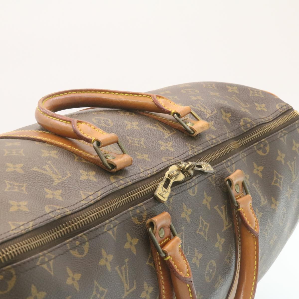 LOUIS VUITTON Monogram Keepall 50 Boston Bag M41426 LV yk3196