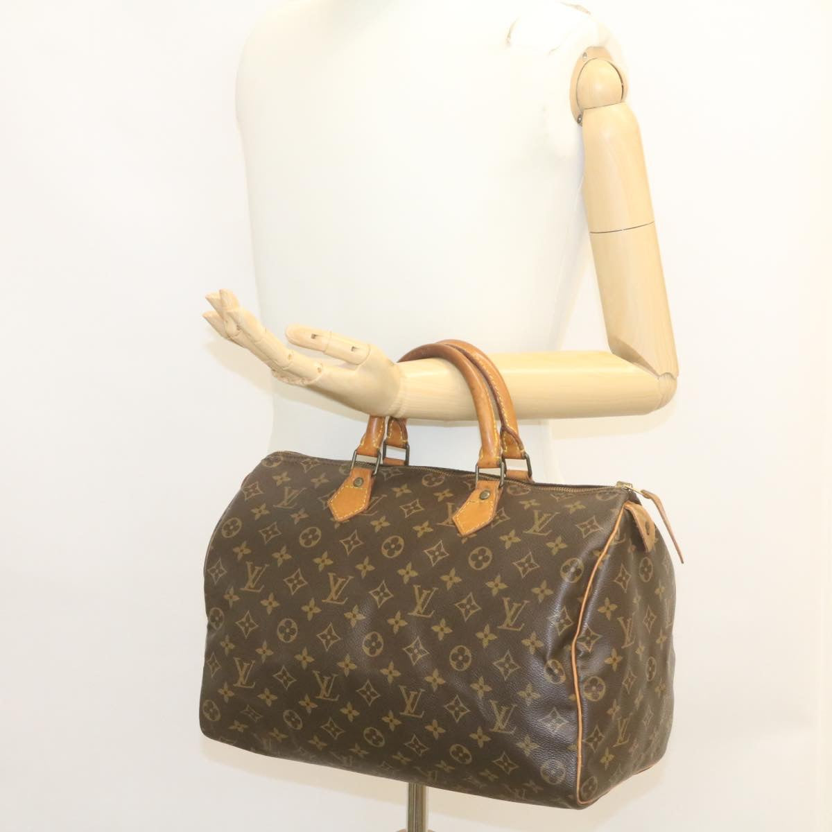 LOUIS VUITTON Monogram Speedy 40 Hand Bag M41522 LV yk3548