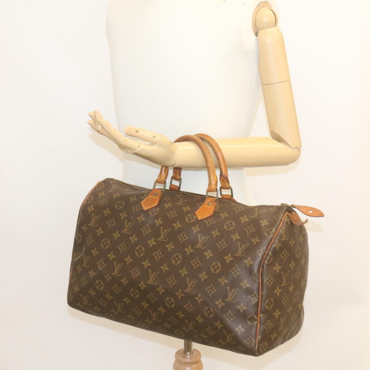 LOUIS VUITTON Monogram Speedy 40 Hand Bag M41522 LV yk3548