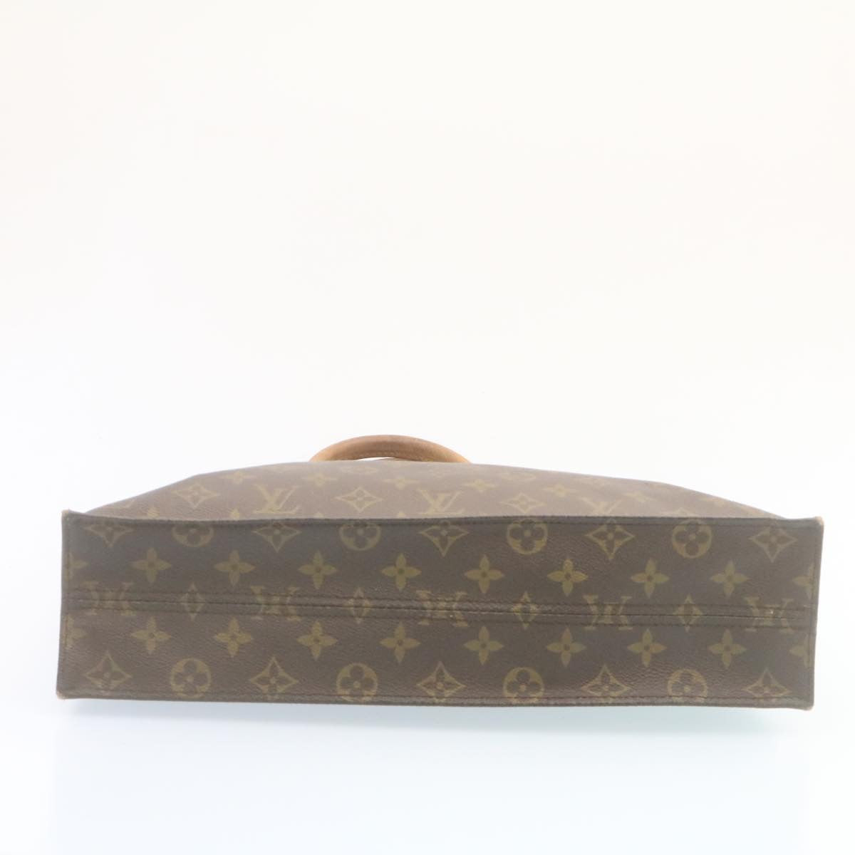 LOUIS VUITTON Monogram Sac Plat Hand Bag M51140 LV yk3837