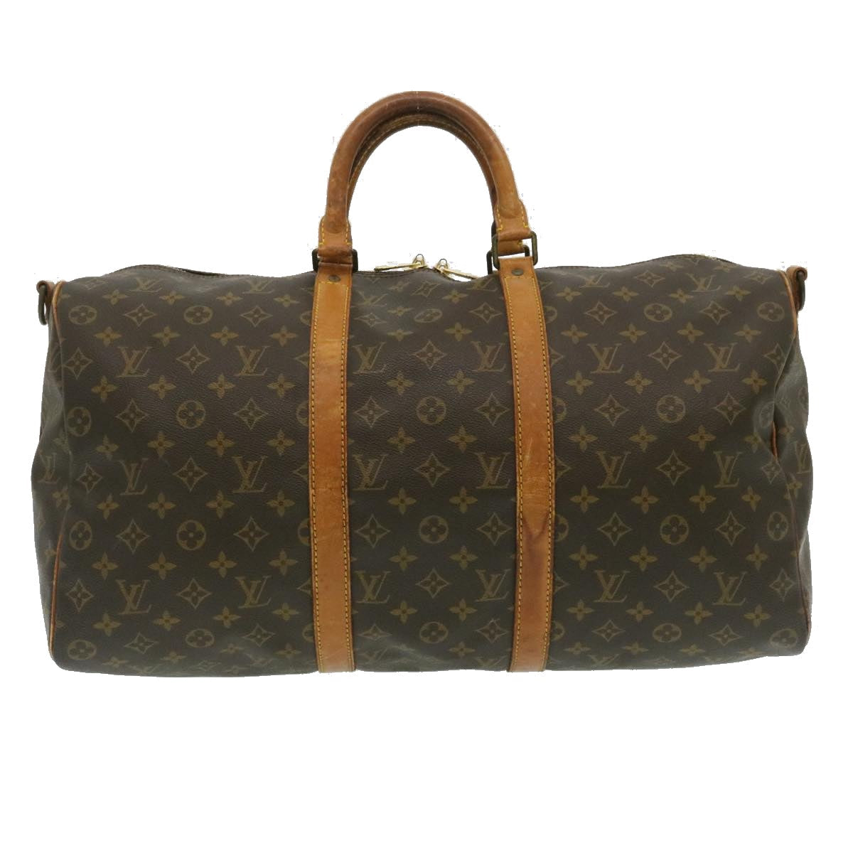 LOUIS VUITTON Monogram Keepall Bandouliere 50 Boston Bag M41416 LV yk4014