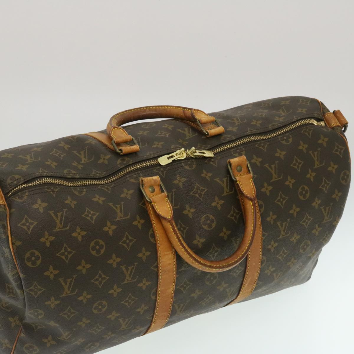 LOUIS VUITTON Monogram Keepall Bandouliere 50 Boston Bag M41416 LV yk4014