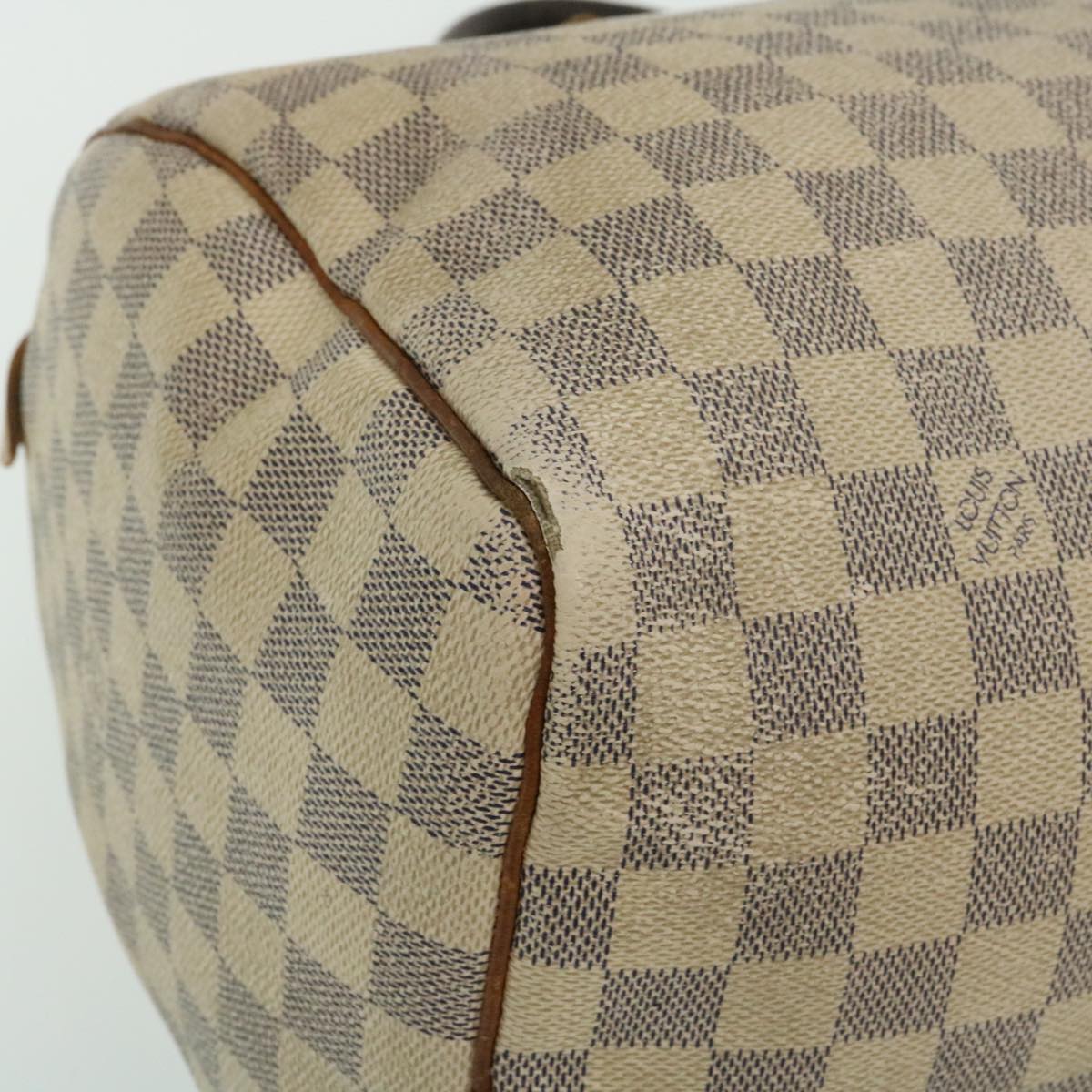 LOUIS VUITTON Damier Azur Speedy 30 Hand Bag N41533 LV yk4090