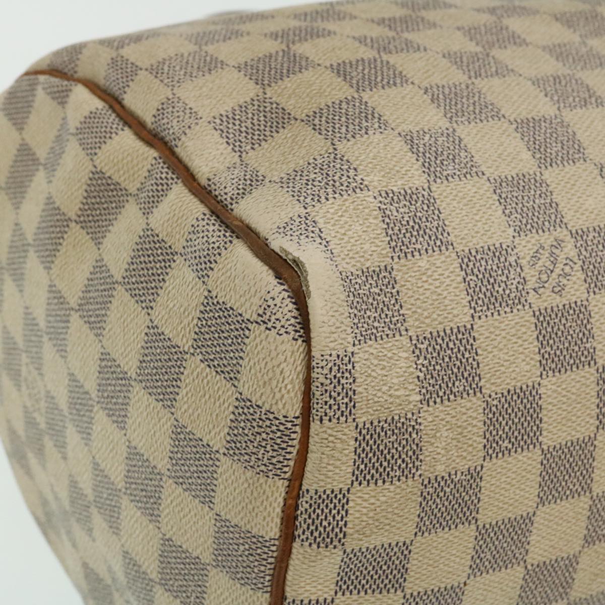 LOUIS VUITTON Damier Azur Speedy 30 Hand Bag N41533 LV yk4090