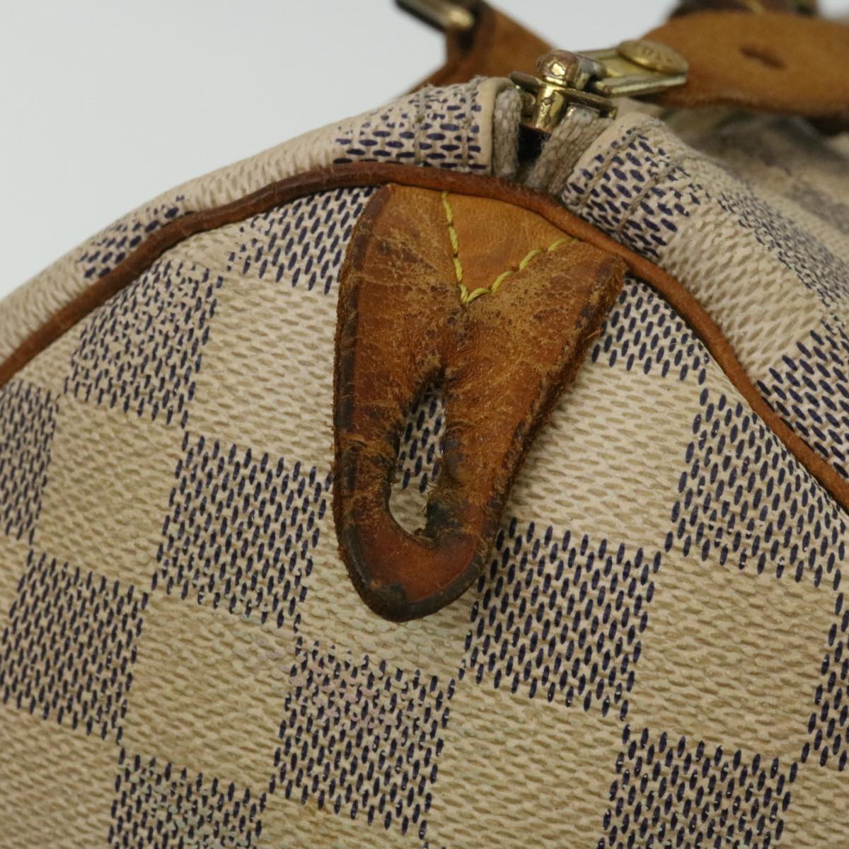 LOUIS VUITTON Damier Azur Speedy 30 Hand Bag N41533 LV yk4090