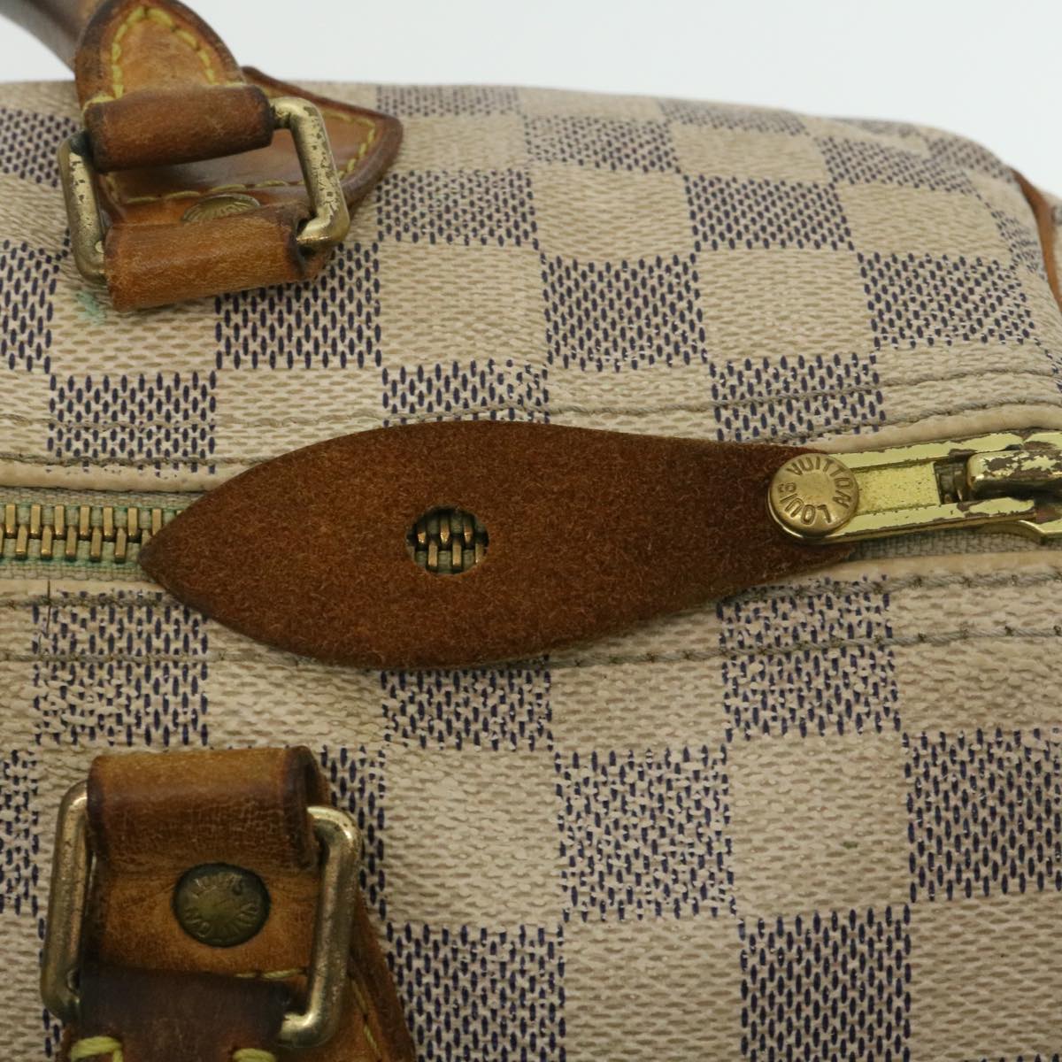 LOUIS VUITTON Damier Azur Speedy 30 Hand Bag N41533 LV yk4090
