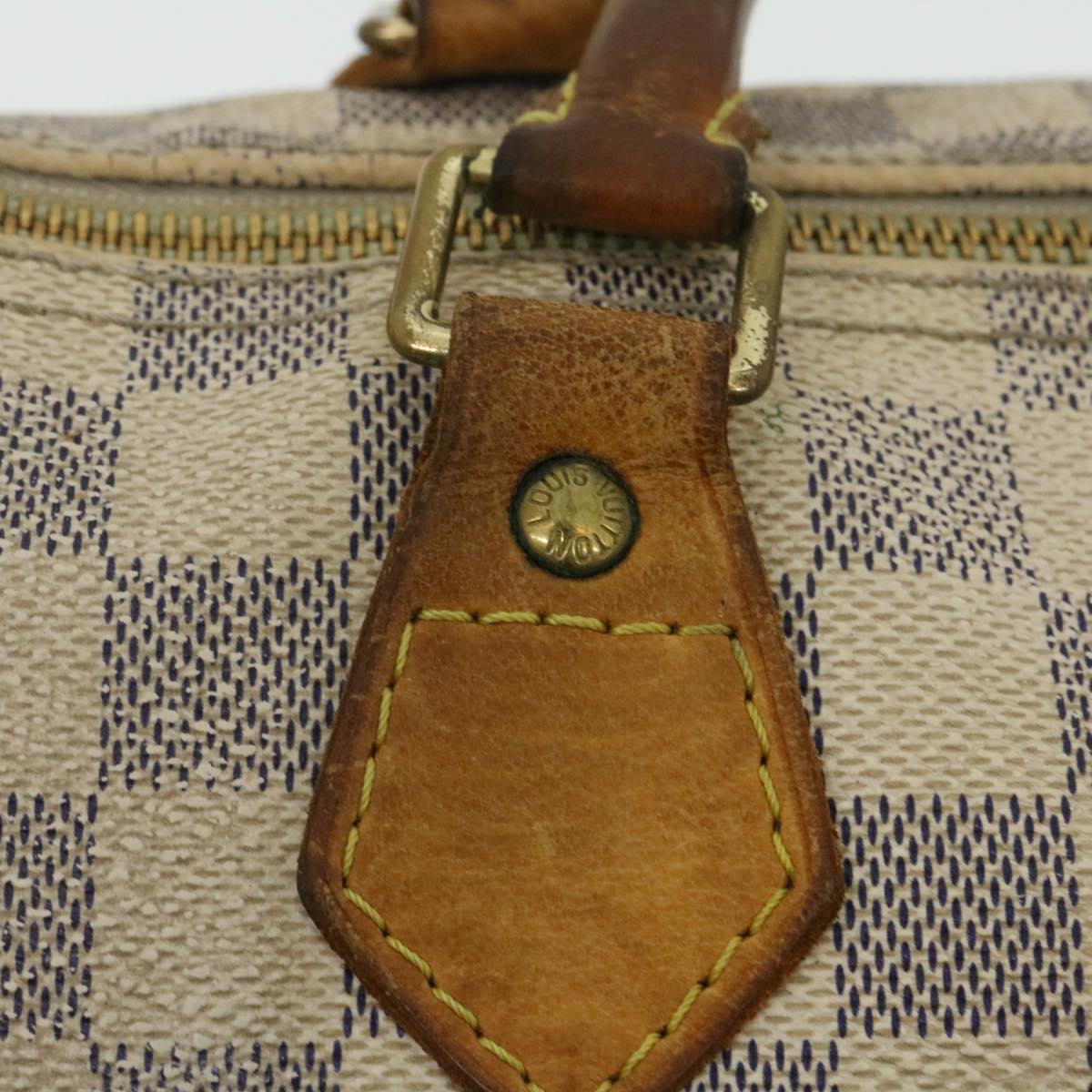 LOUIS VUITTON Damier Azur Speedy 30 Hand Bag N41533 LV yk4090