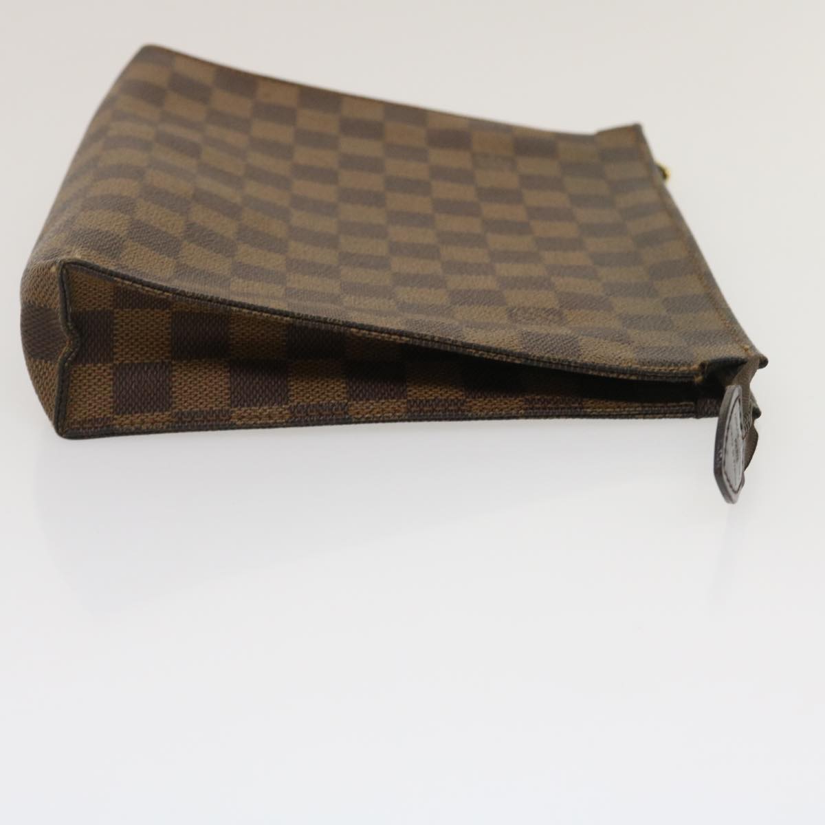 LOUIS VUITTON Damier Ebene Poche Toilette 26 Pouch N47543 LV yk4510