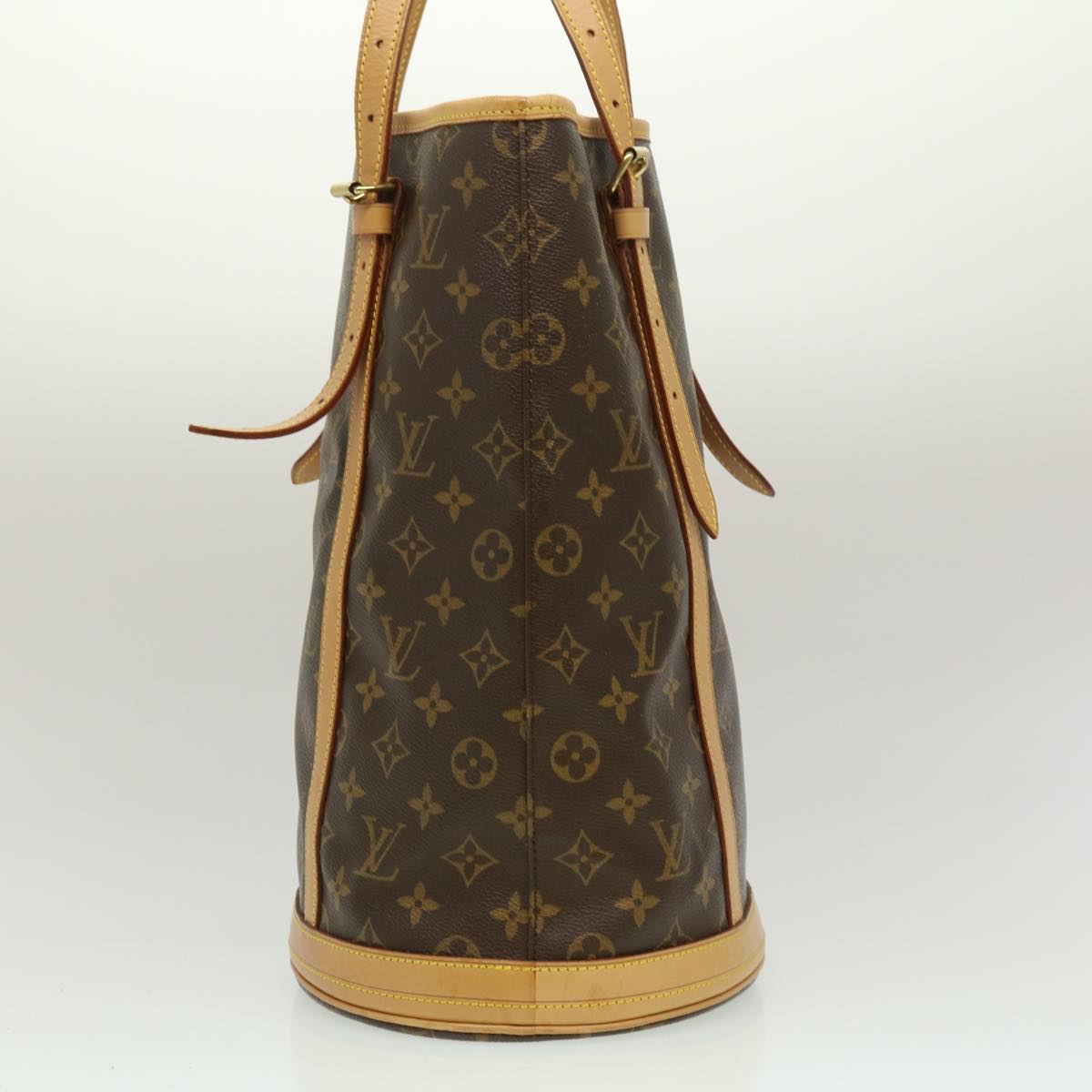 LOUIS VUITTON Monogram Bucket GM Shoulder Bag M42236 LV yk4637