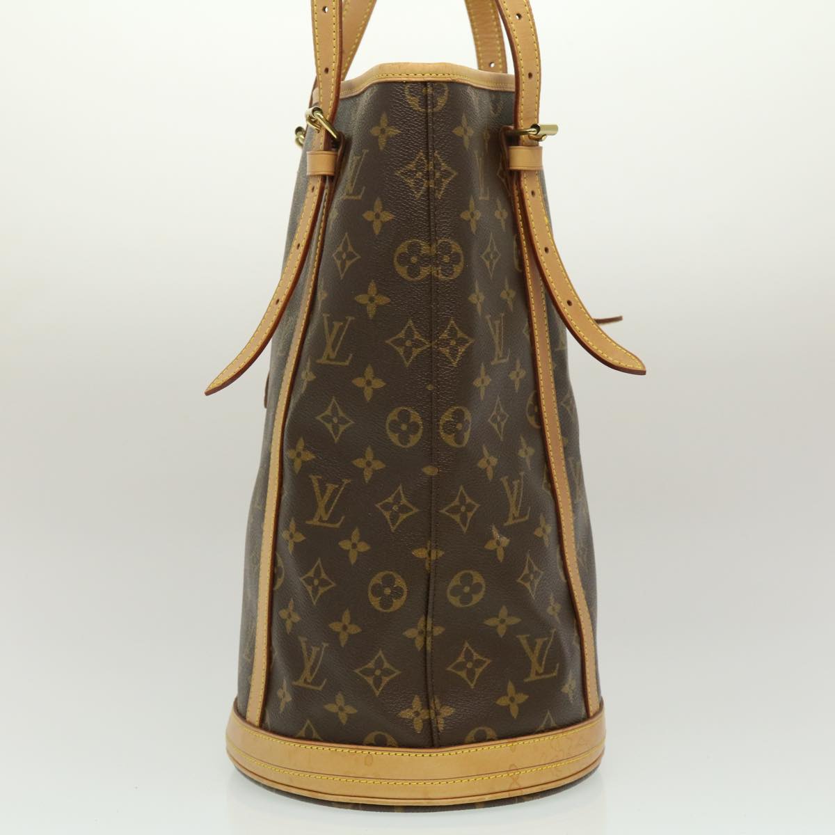 LOUIS VUITTON Monogram Bucket GM Shoulder Bag M42236 LV yk4637