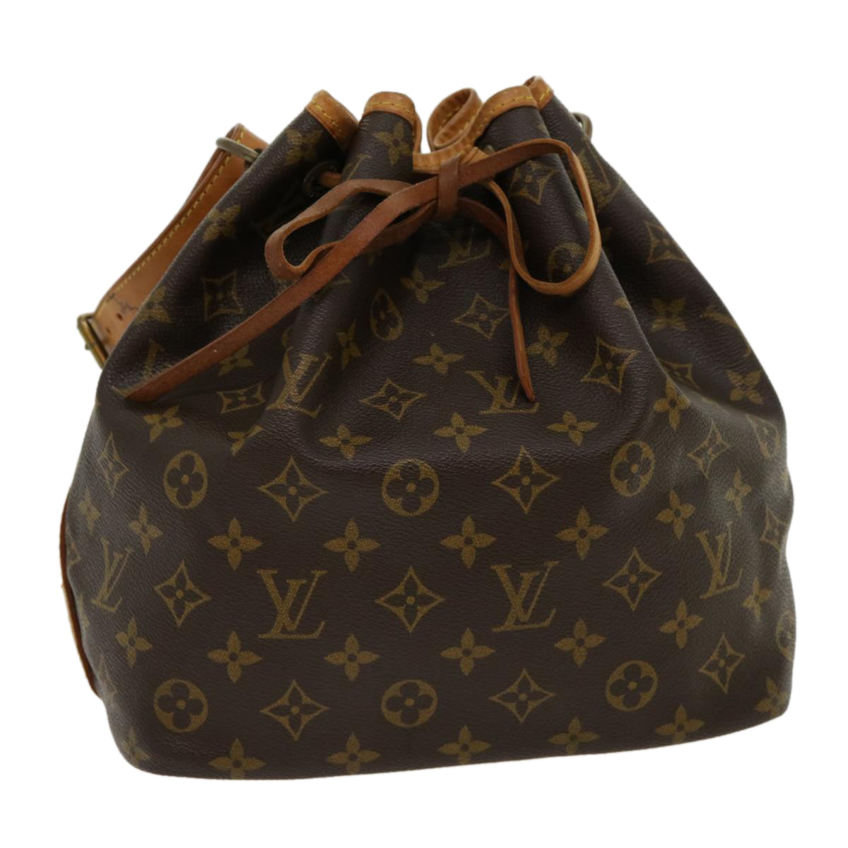 LOUIS VUITTON Monogram Petit Noe Shoulder Bag M42226 LV yk4750