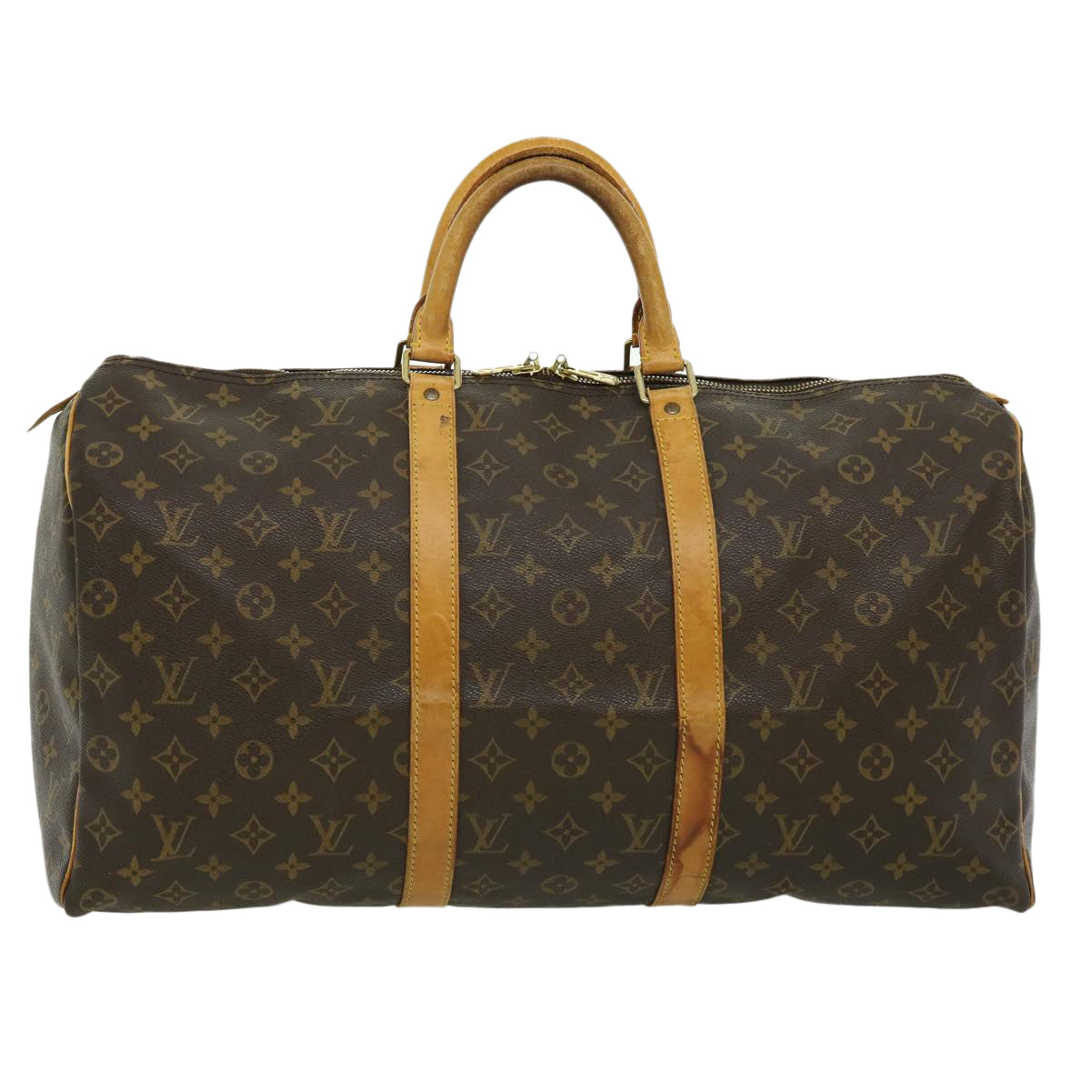 LOUIS VUITTON Monogram Keepall 50 Boston Bag M41426 LV yk4785