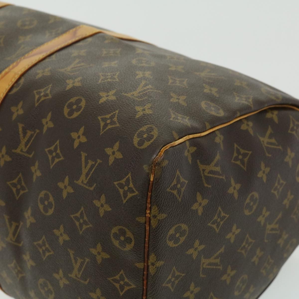 LOUIS VUITTON Monogram Keepall 50 Boston Bag M41426 LV yk4785