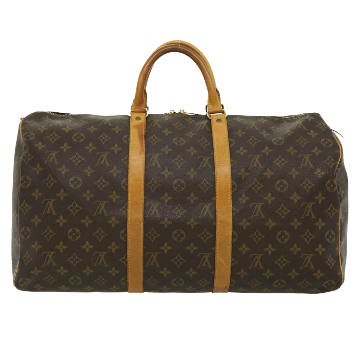 LOUIS VUITTON Monogram Keepall 50 Boston Bag M41426 LV yk4785