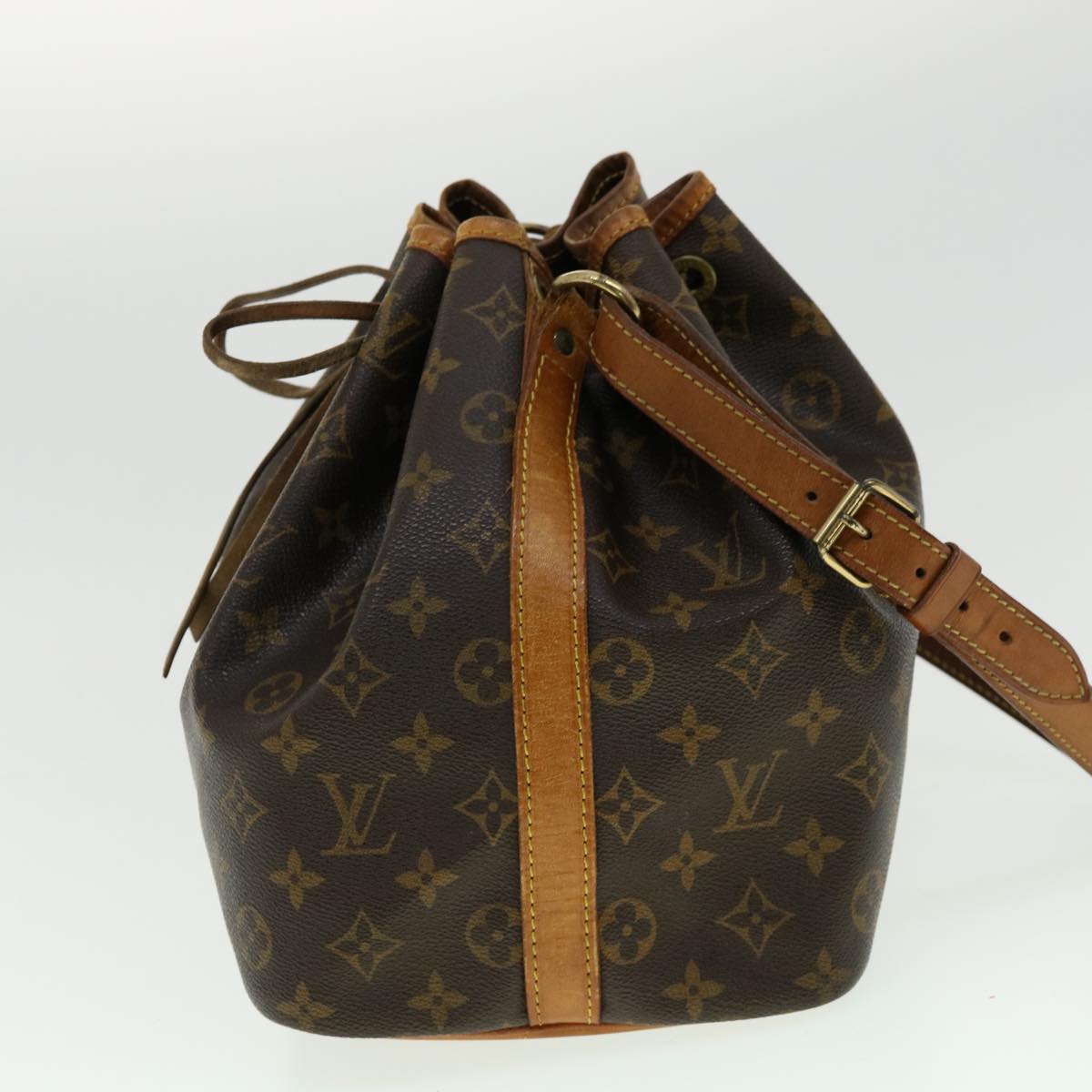LOUIS VUITTON Monogram Petit Noe Shoulder Bag M42226 LV yk4860