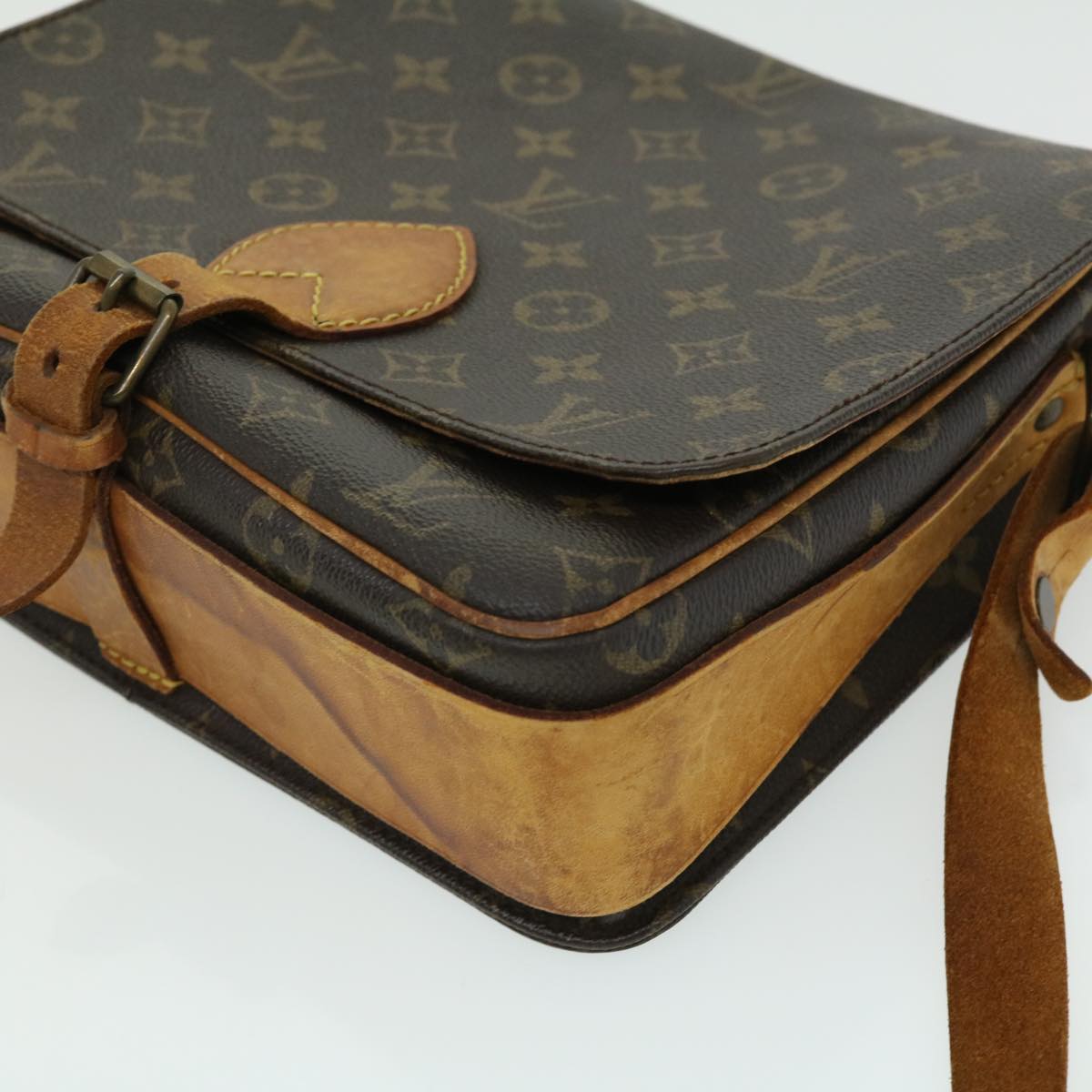 LOUIS VUITTON Monogram Cartouchiere GM Shoulder Bag M51252 LV yk4900