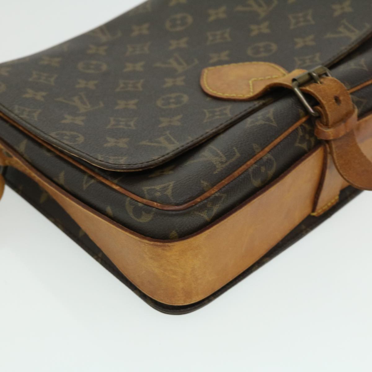 LOUIS VUITTON Monogram Cartouchiere GM Shoulder Bag M51252 LV yk4900